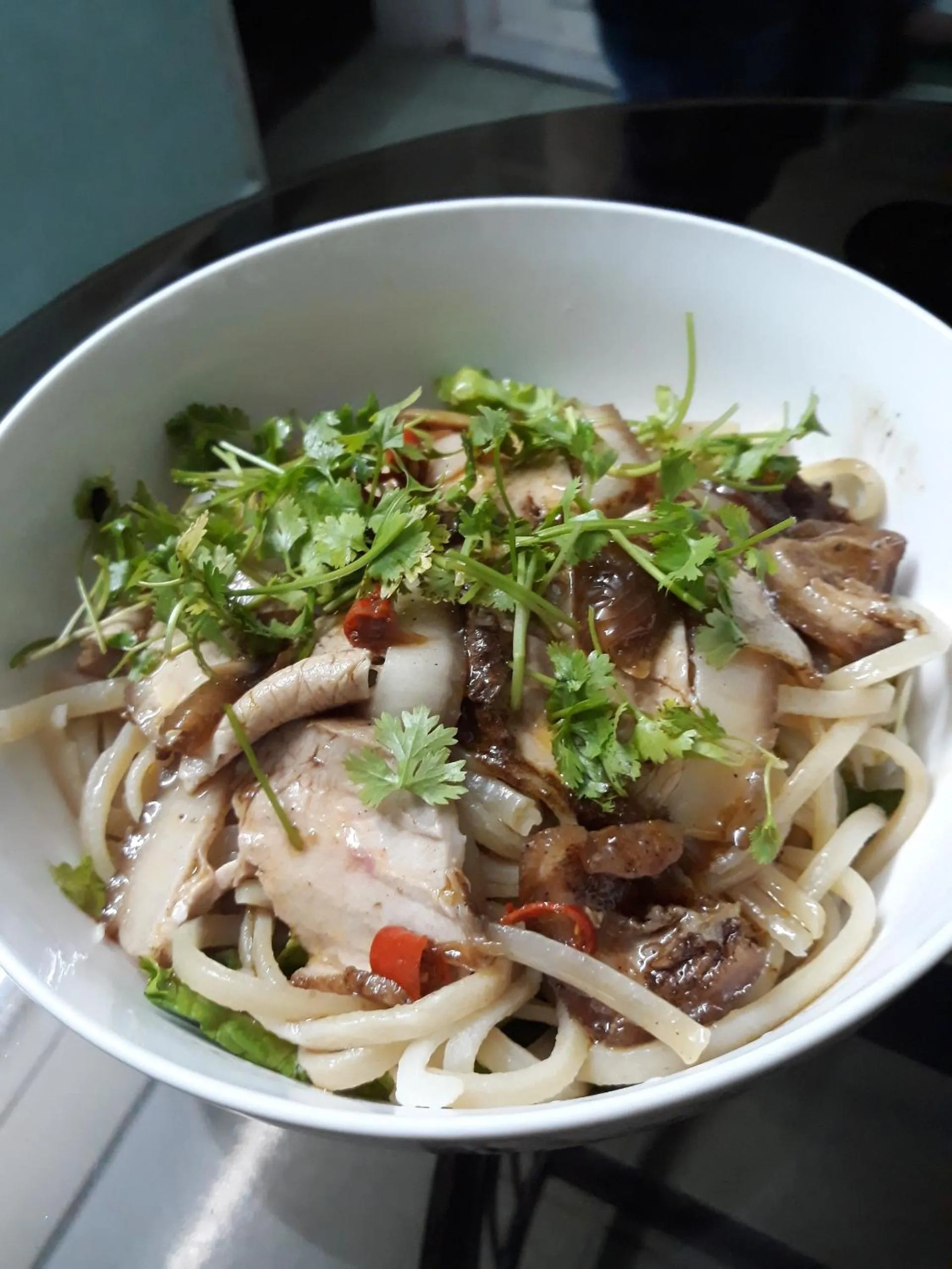 Food in Green garden house