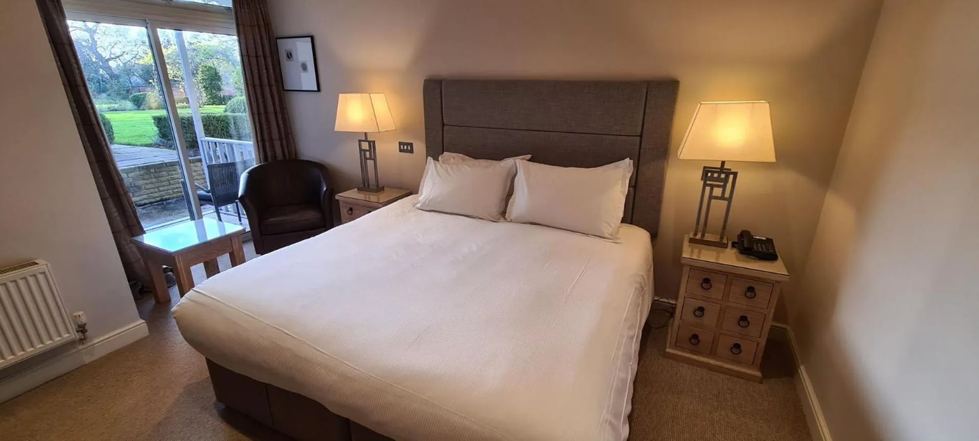 Bedroom, Bed in Rowton Hall Hotel and Spa