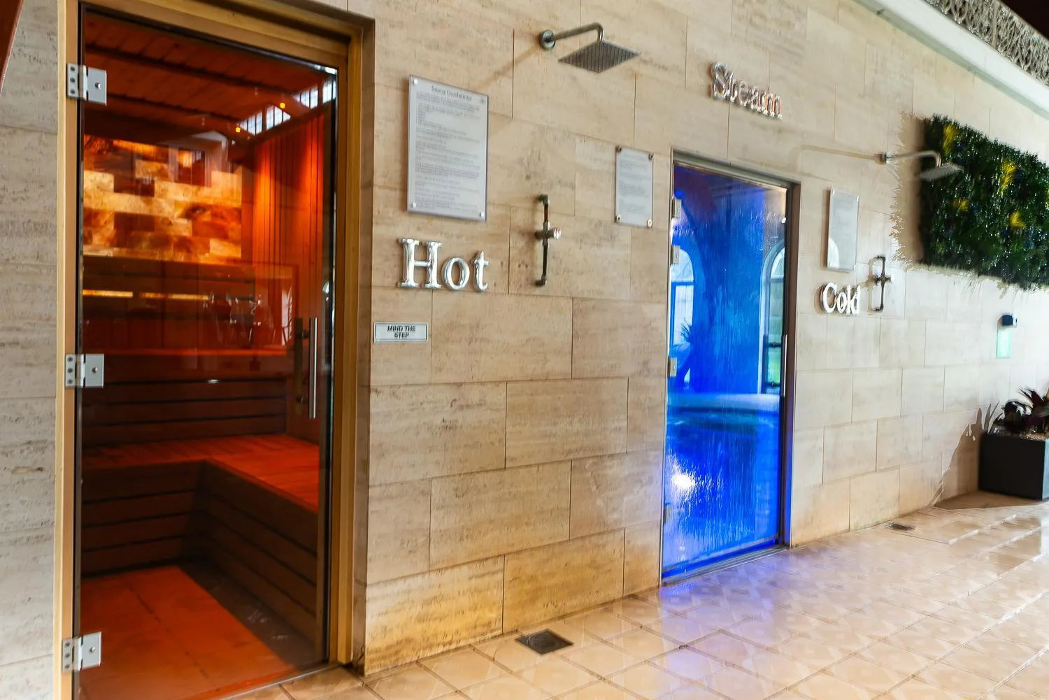 Sauna in Rowton Hall Hotel and Spa
