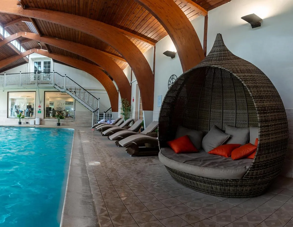 Swimming pool in Rowton Hall Hotel and Spa