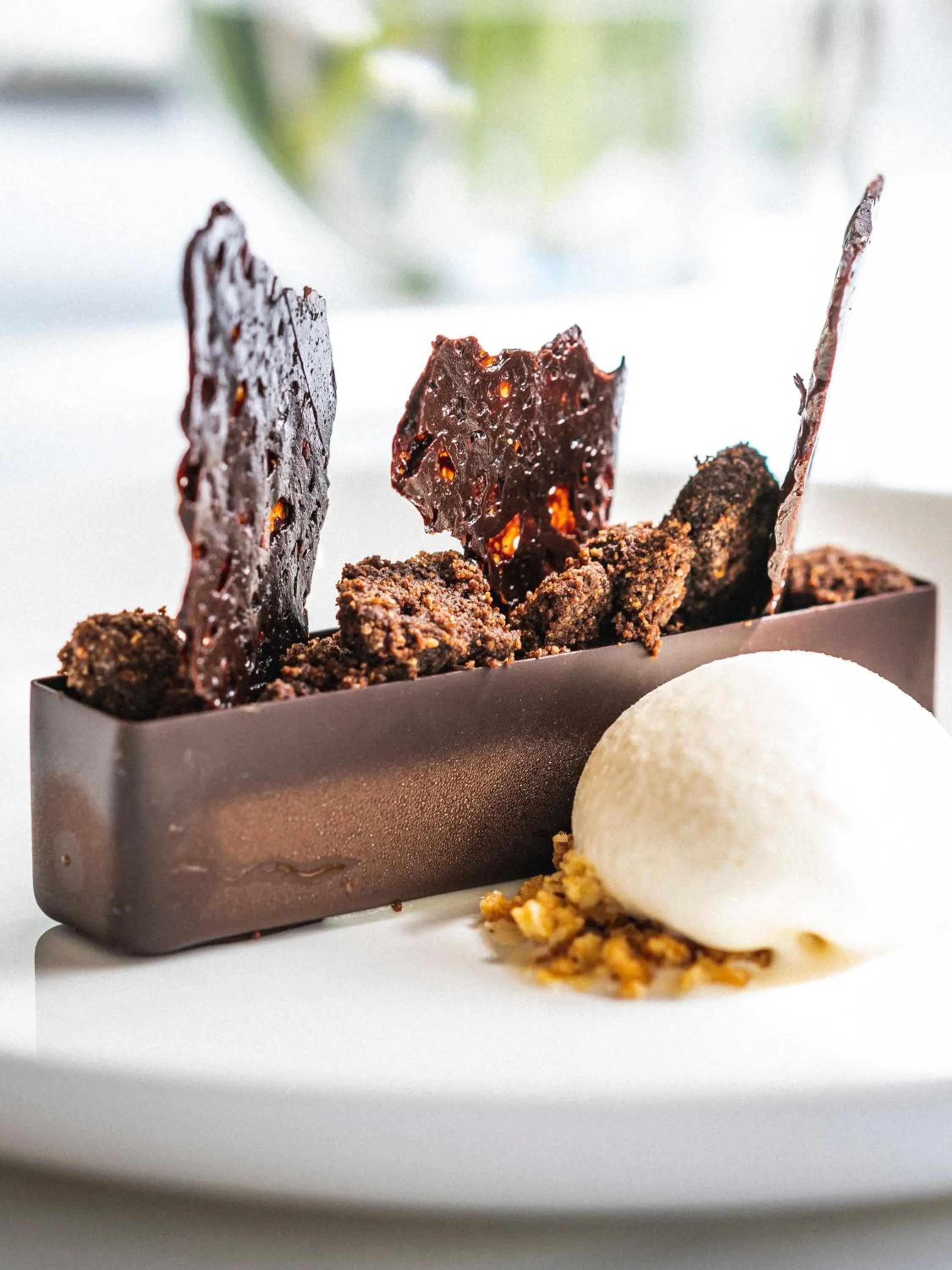 Food close-up in Rowton Hall Hotel and Spa