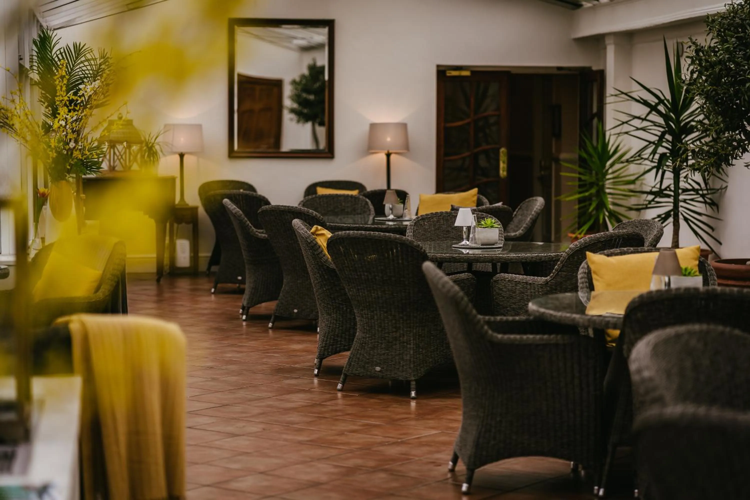 Lounge or bar in Rowton Hall Hotel and Spa