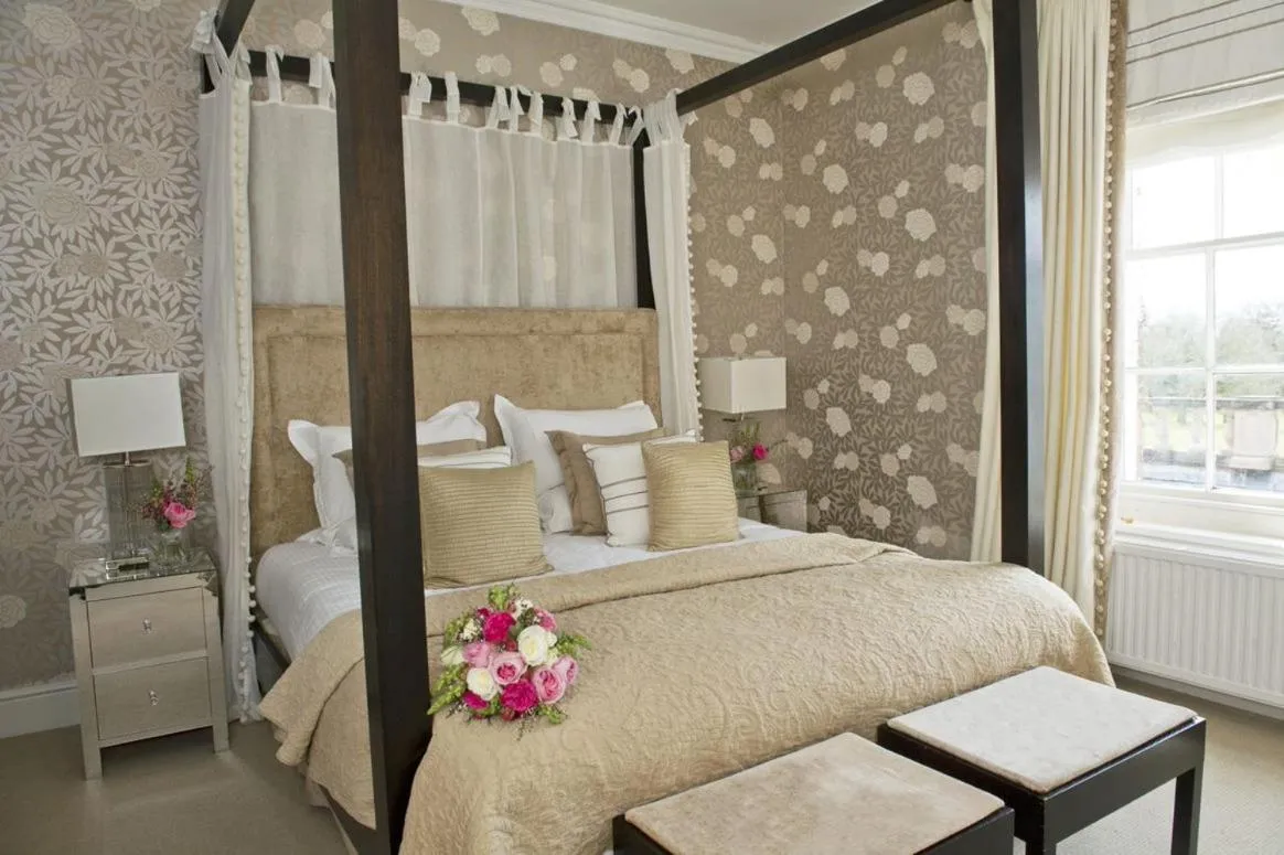 Bed in Rowton Hall Hotel and Spa
