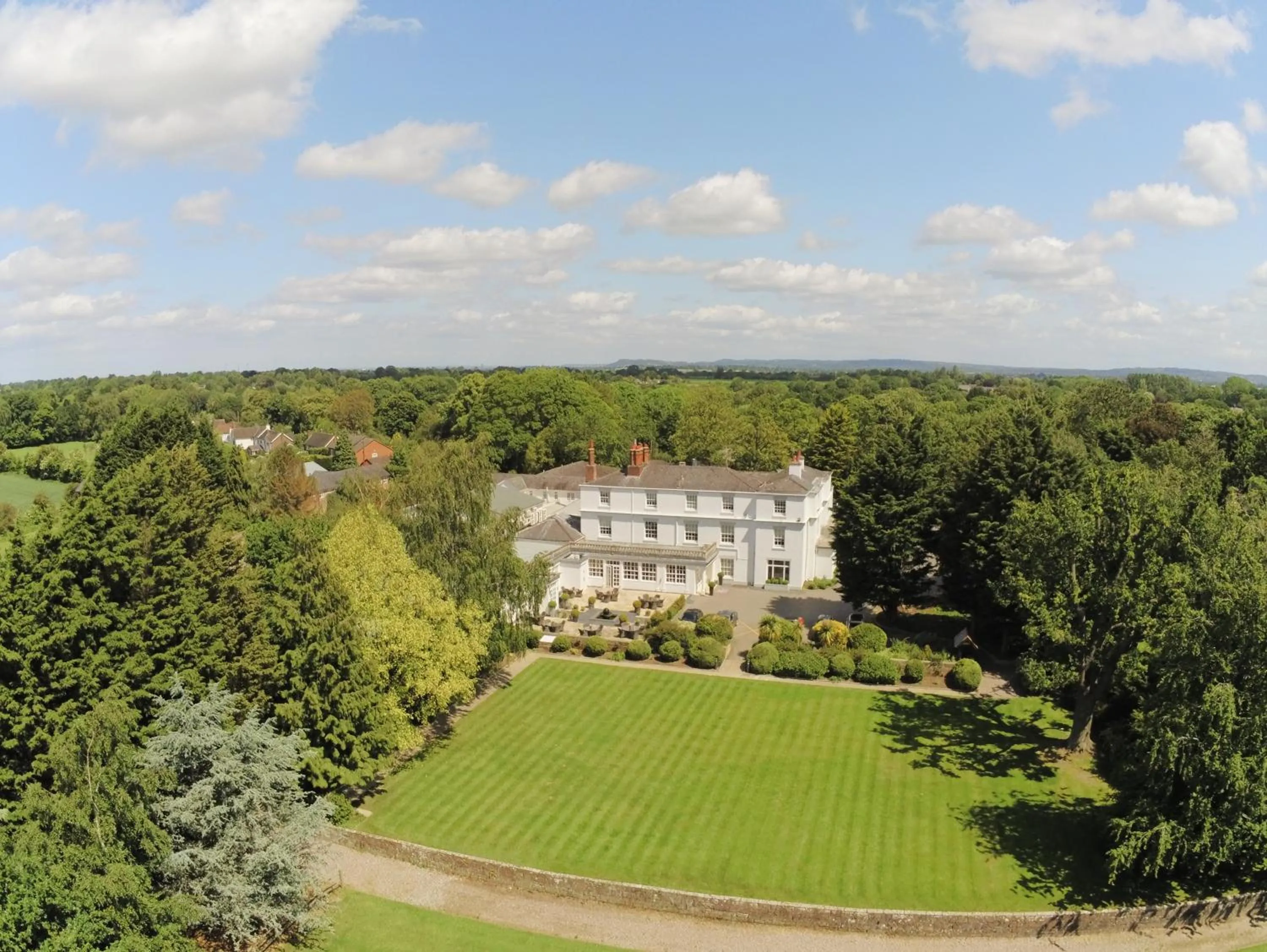 Bird's eye view in Rowton Hall Hotel and Spa