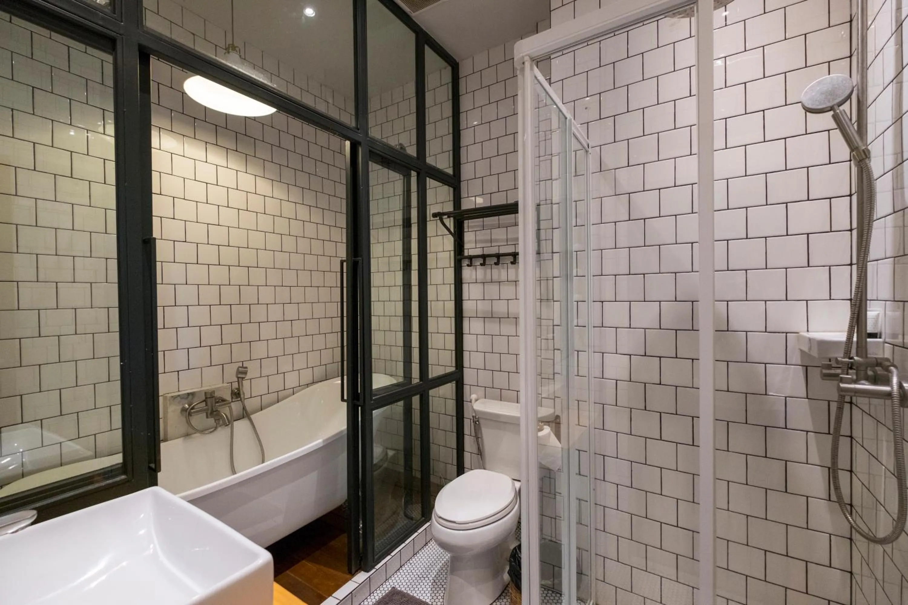 Bathroom in Iron32 Hotel