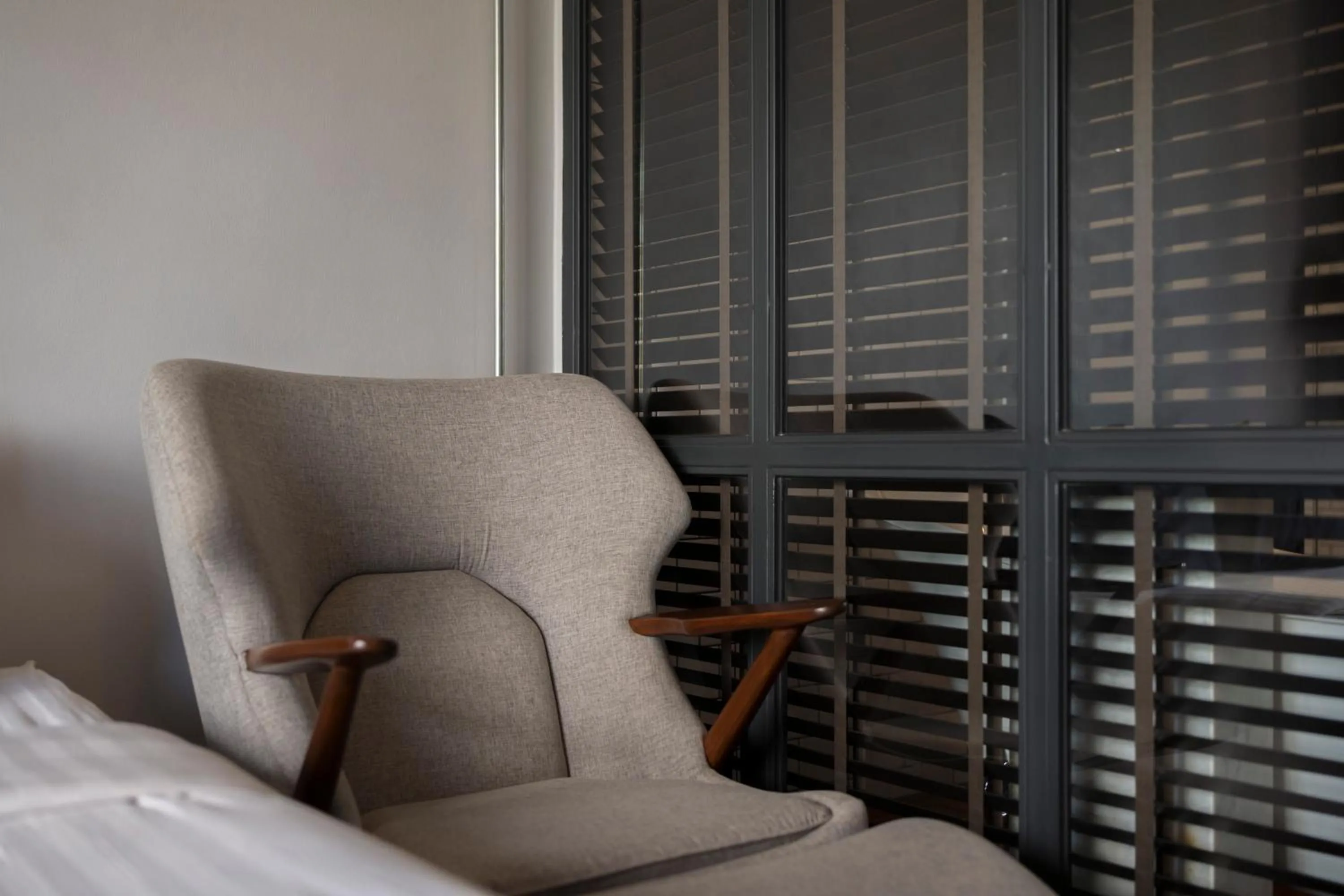 Seating area in Iron32 Hotel