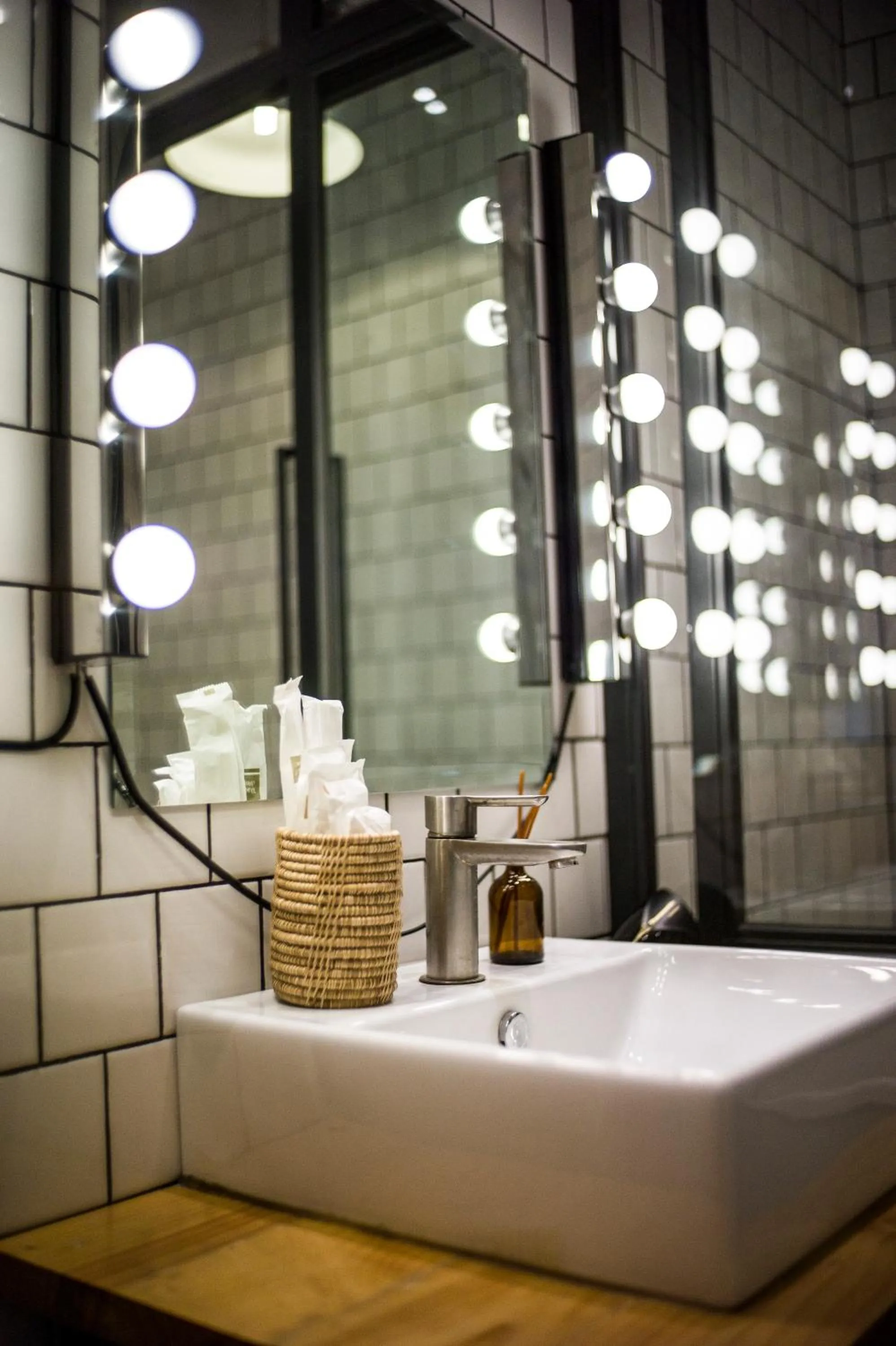 Bathroom in Iron32 Hotel