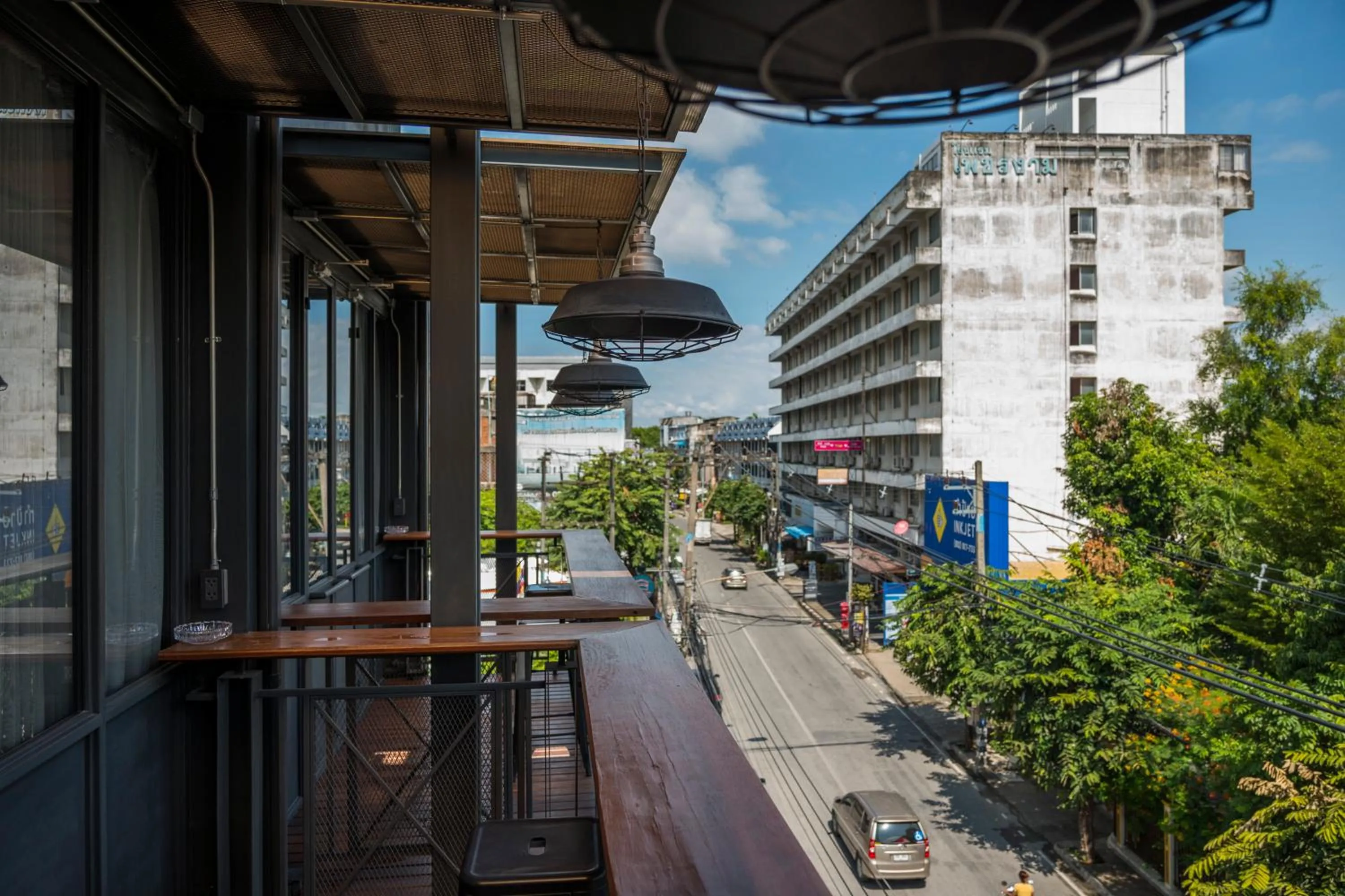 Patio in Iron32 Hotel