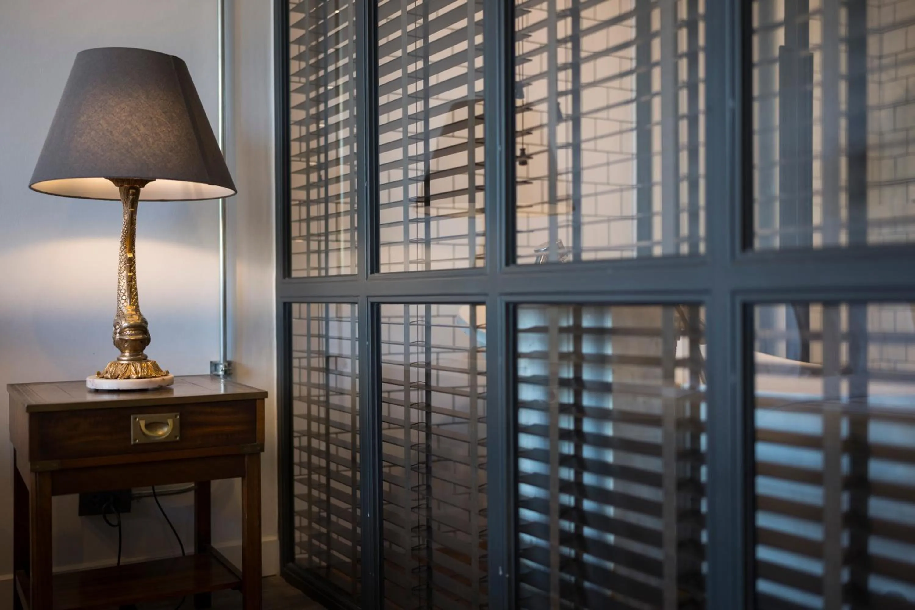 Decorative detail in Iron32 Hotel