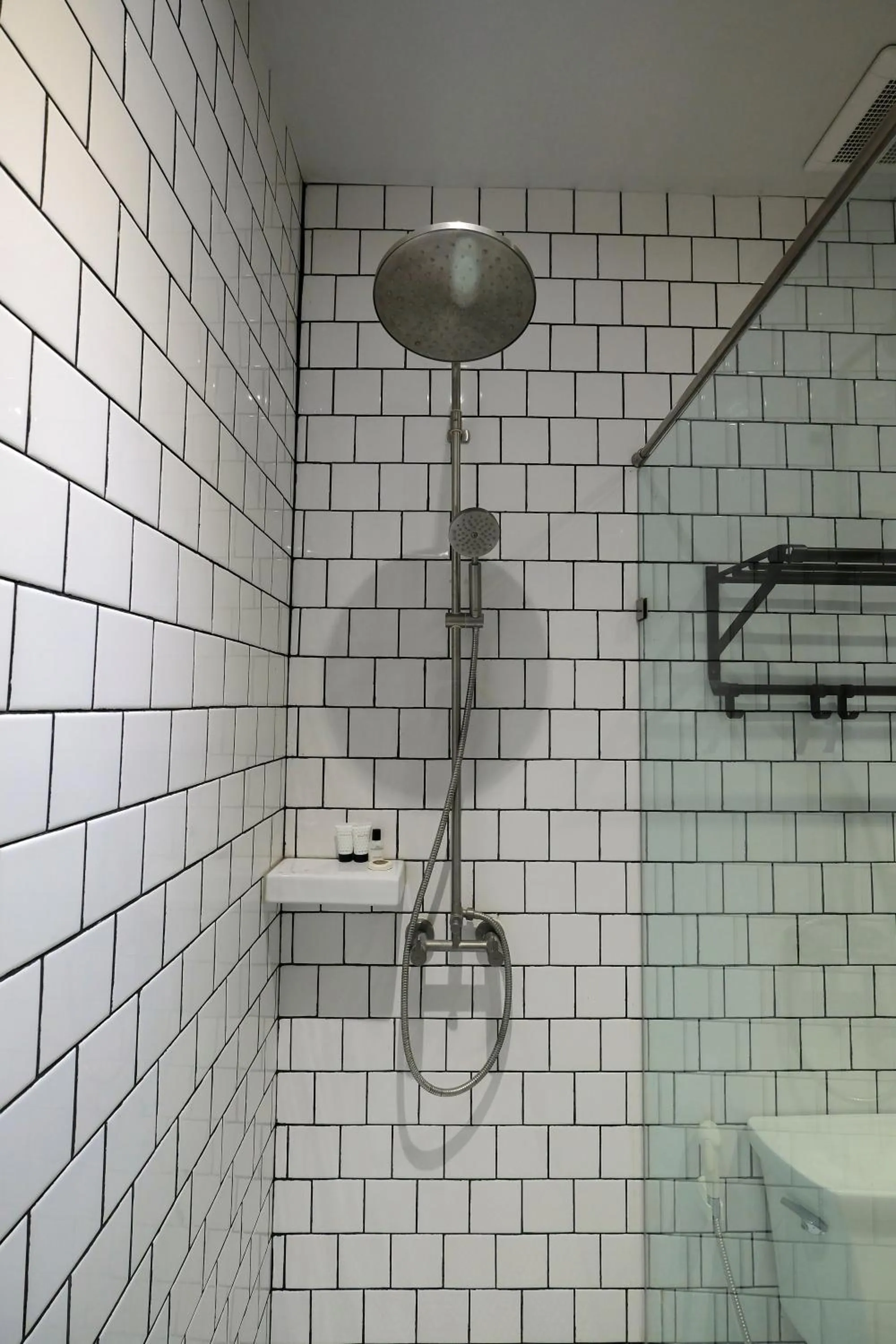 Bathroom in Iron32 Hotel