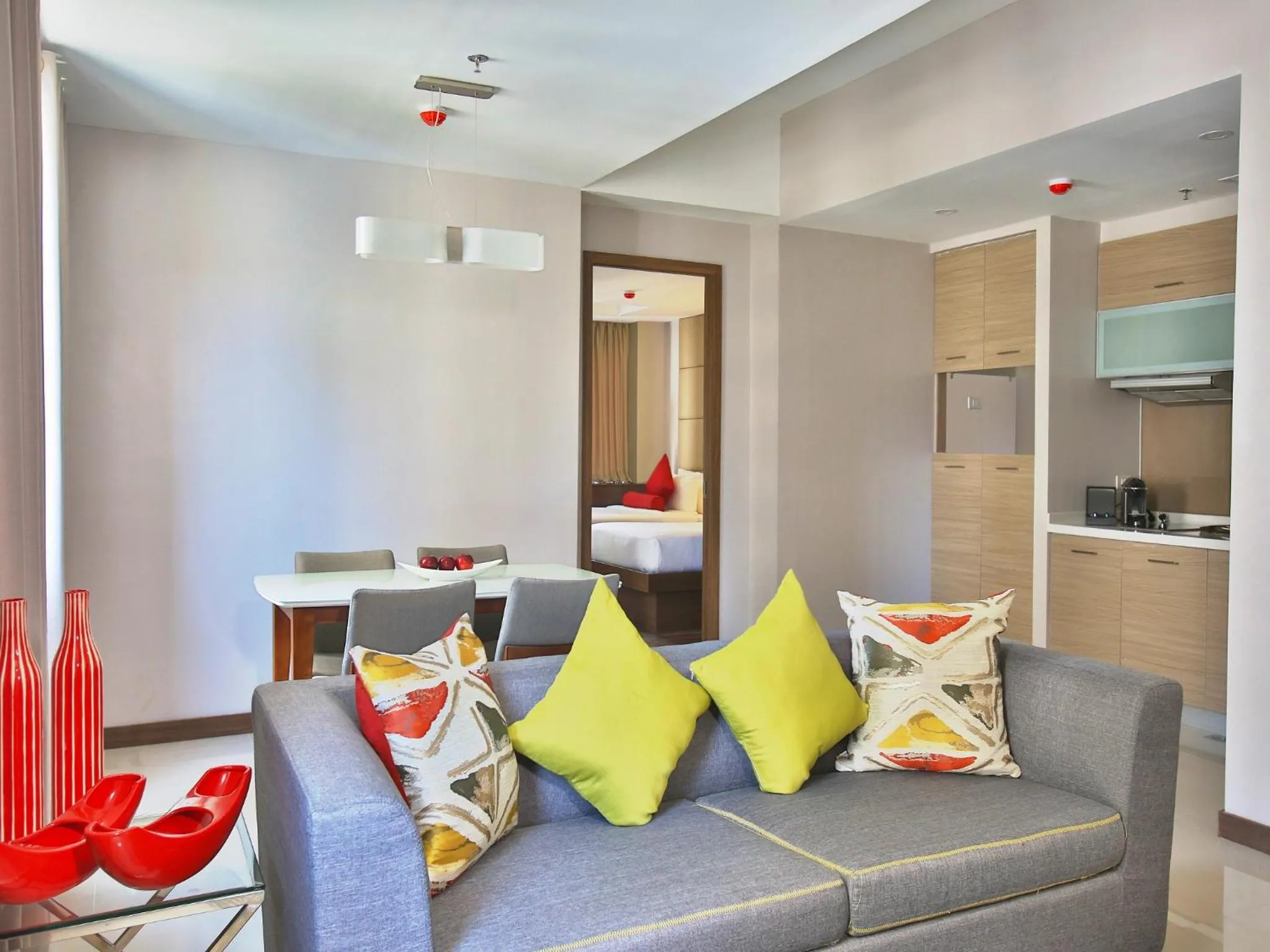 Living room in Valero Grand Suites by Swiss-Belhotel