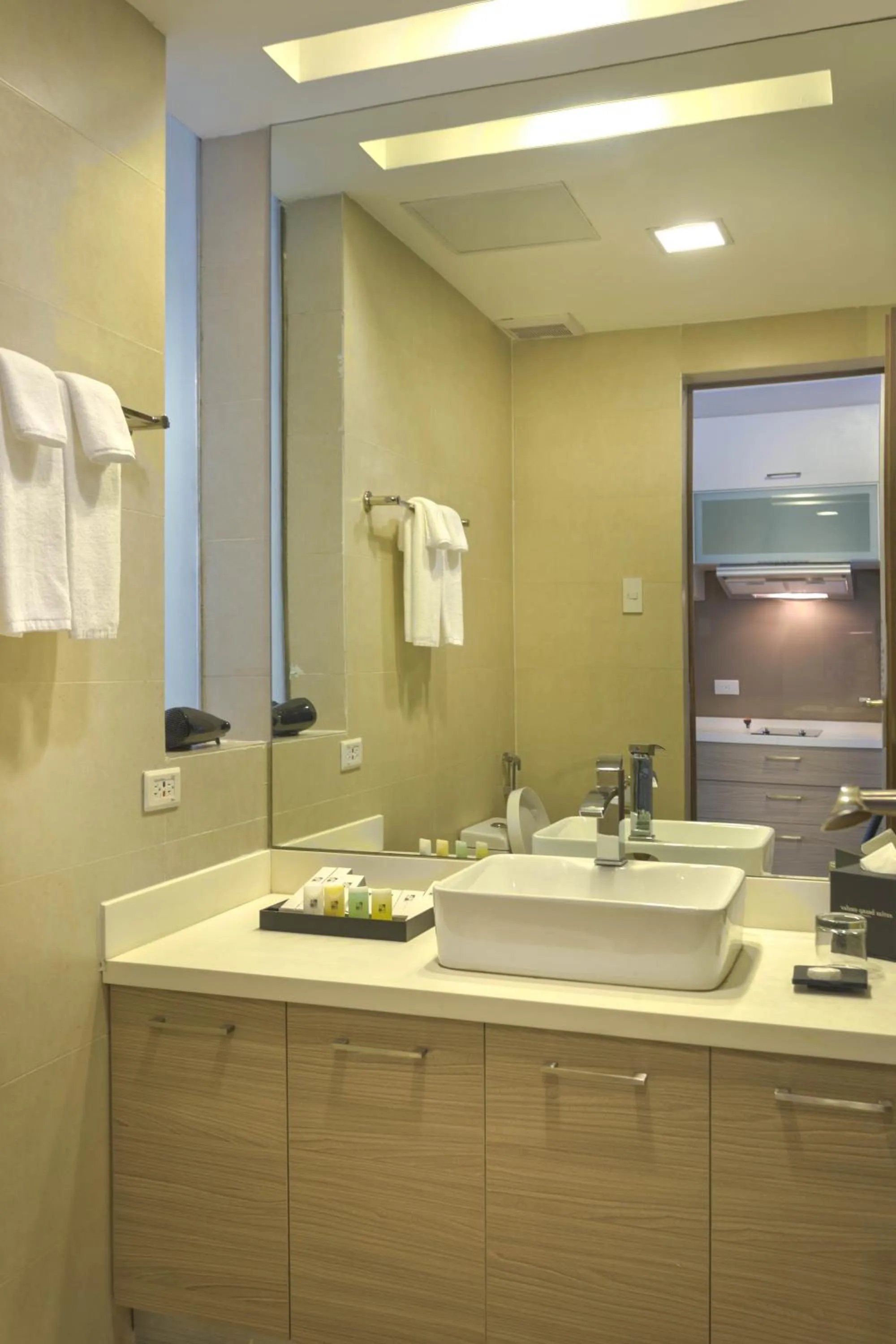 Bathroom in Valero Grand Suites by Swiss-Belhotel