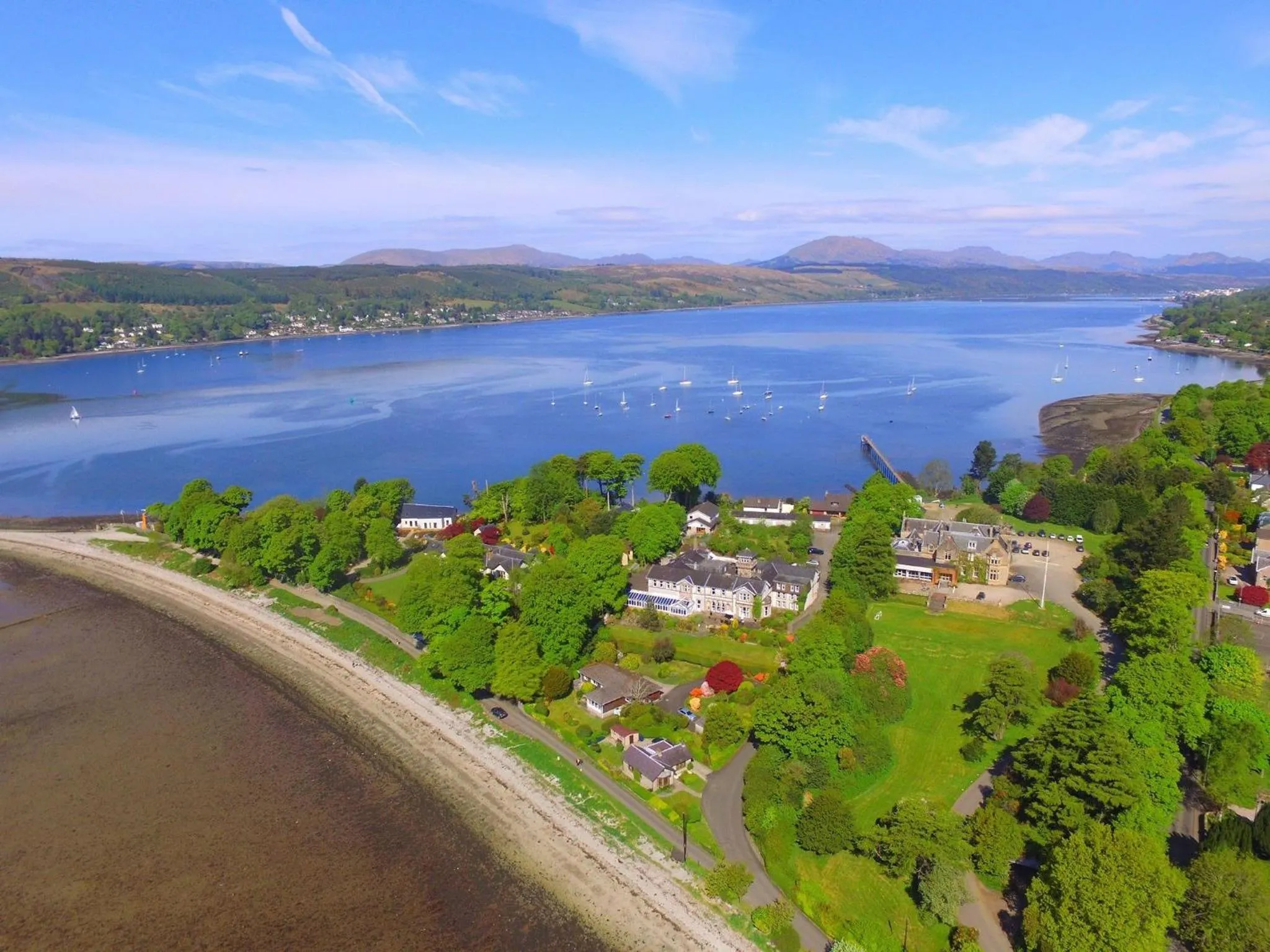 Property building in Rosslea Hall Hotel