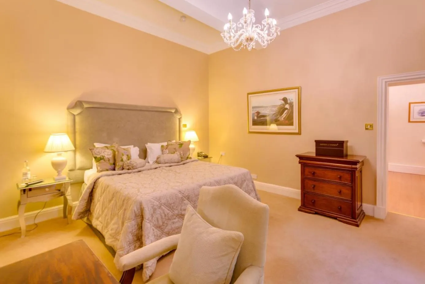 Bed in Rushton Hall Hotel and Spa