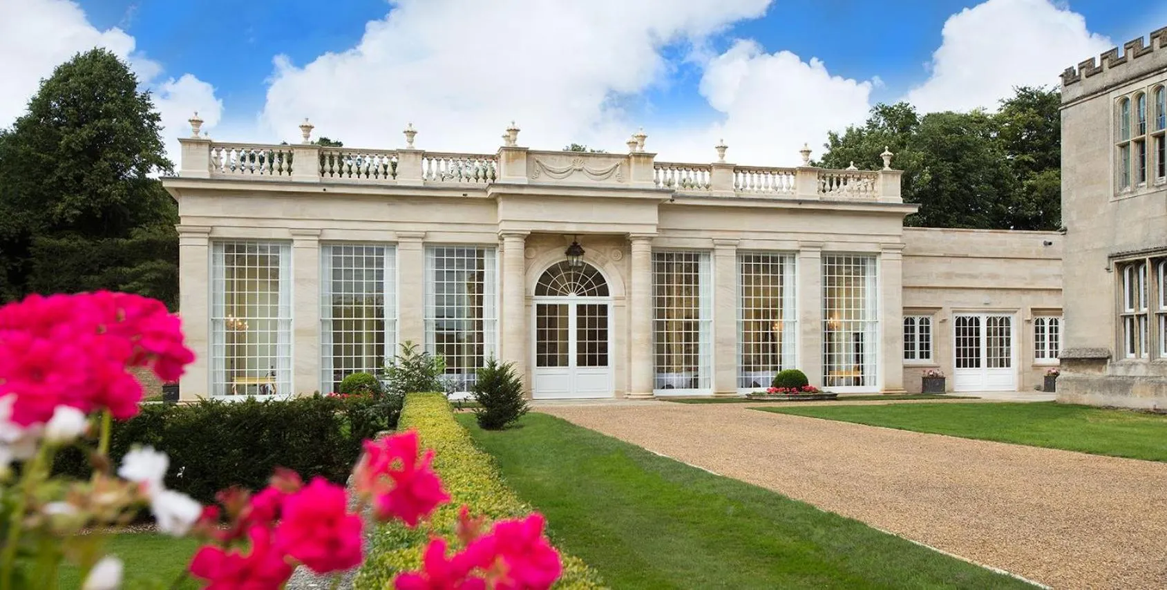 Facade/entrance in Rushton Hall Hotel and Spa