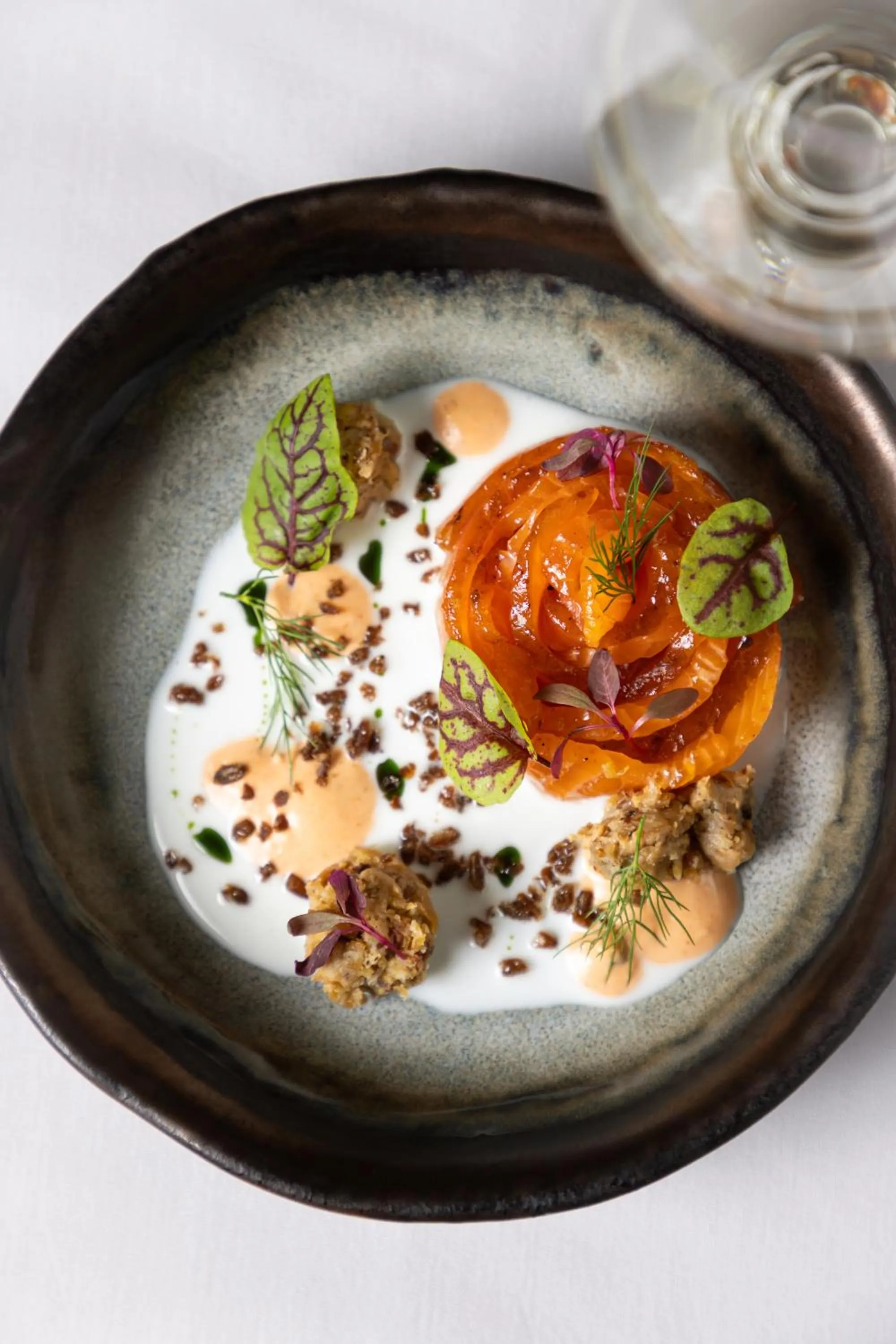 Food and drinks in Hintlesham Hall Hotel