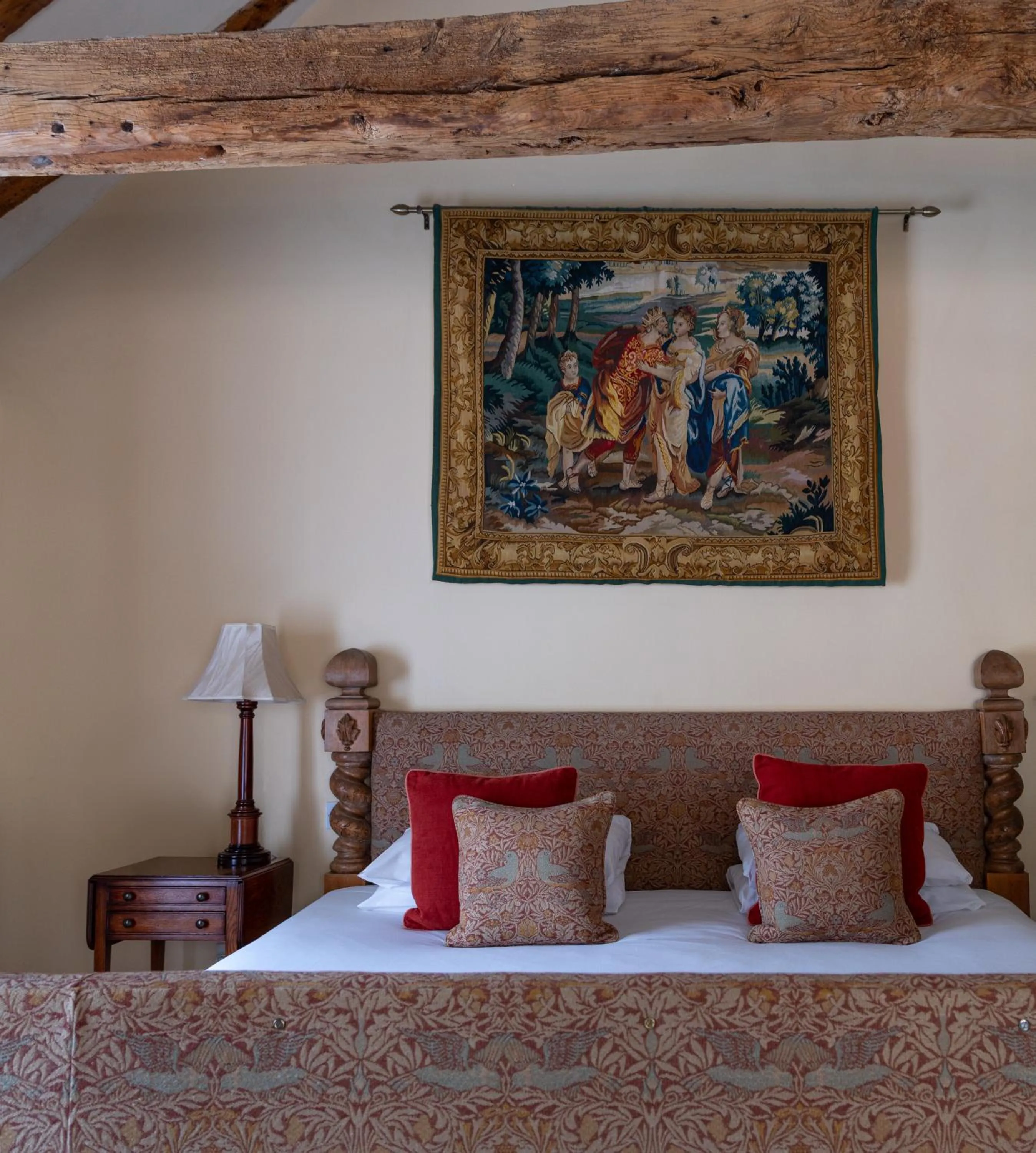 Bedroom, Bed in Hintlesham Hall Hotel