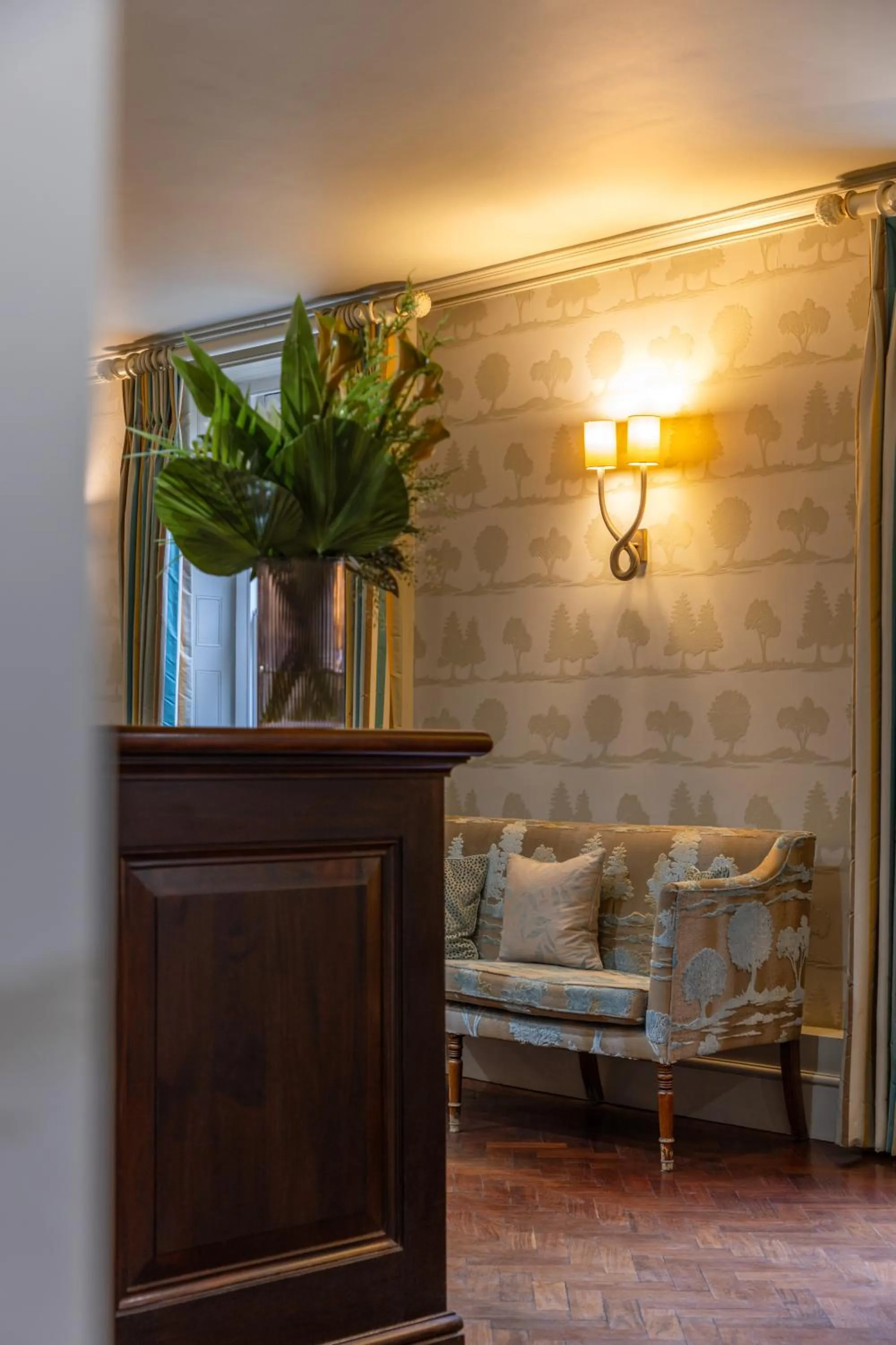 Lobby or reception in Hintlesham Hall Hotel