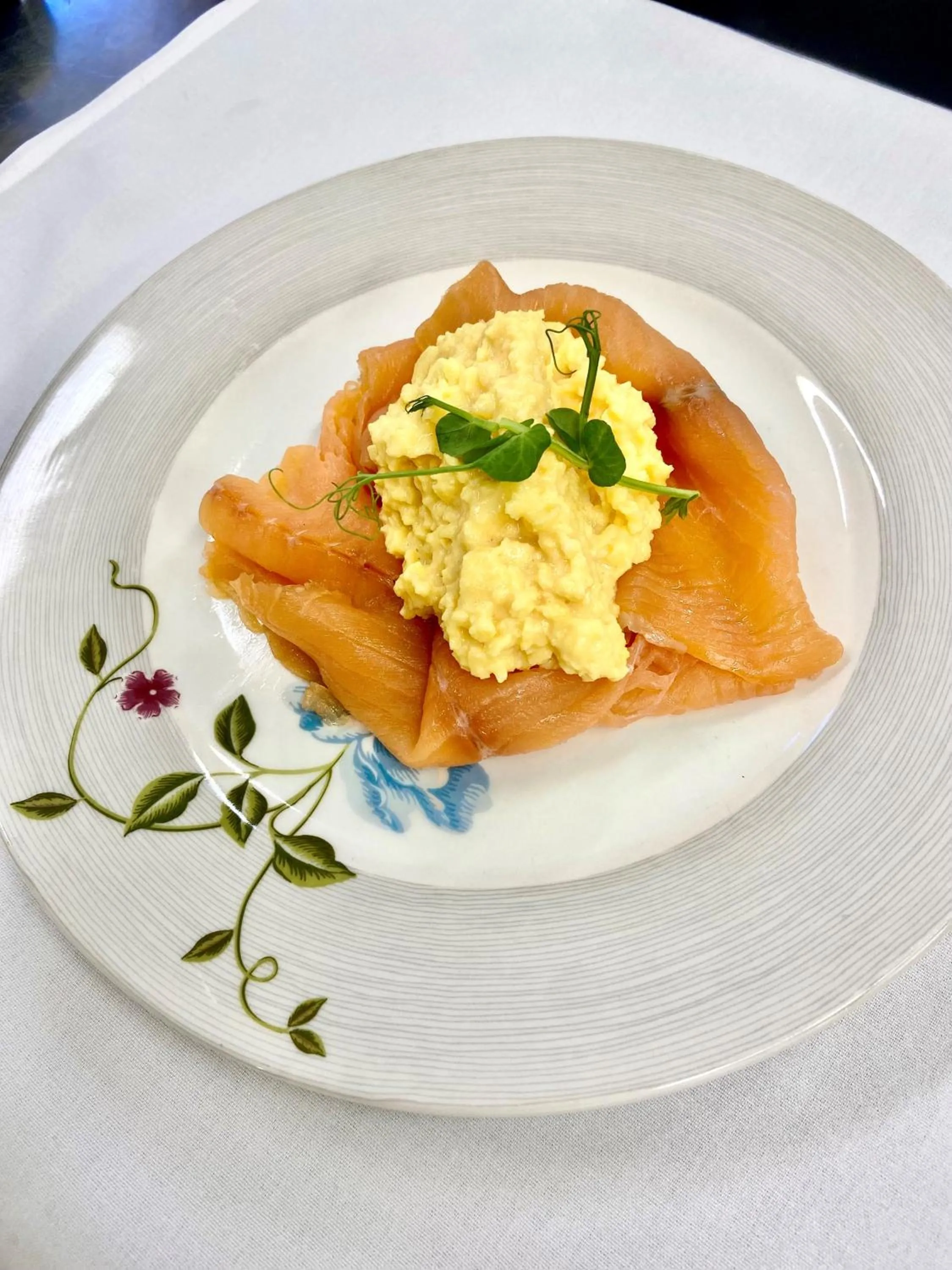 Breakfast in Hintlesham Hall Hotel