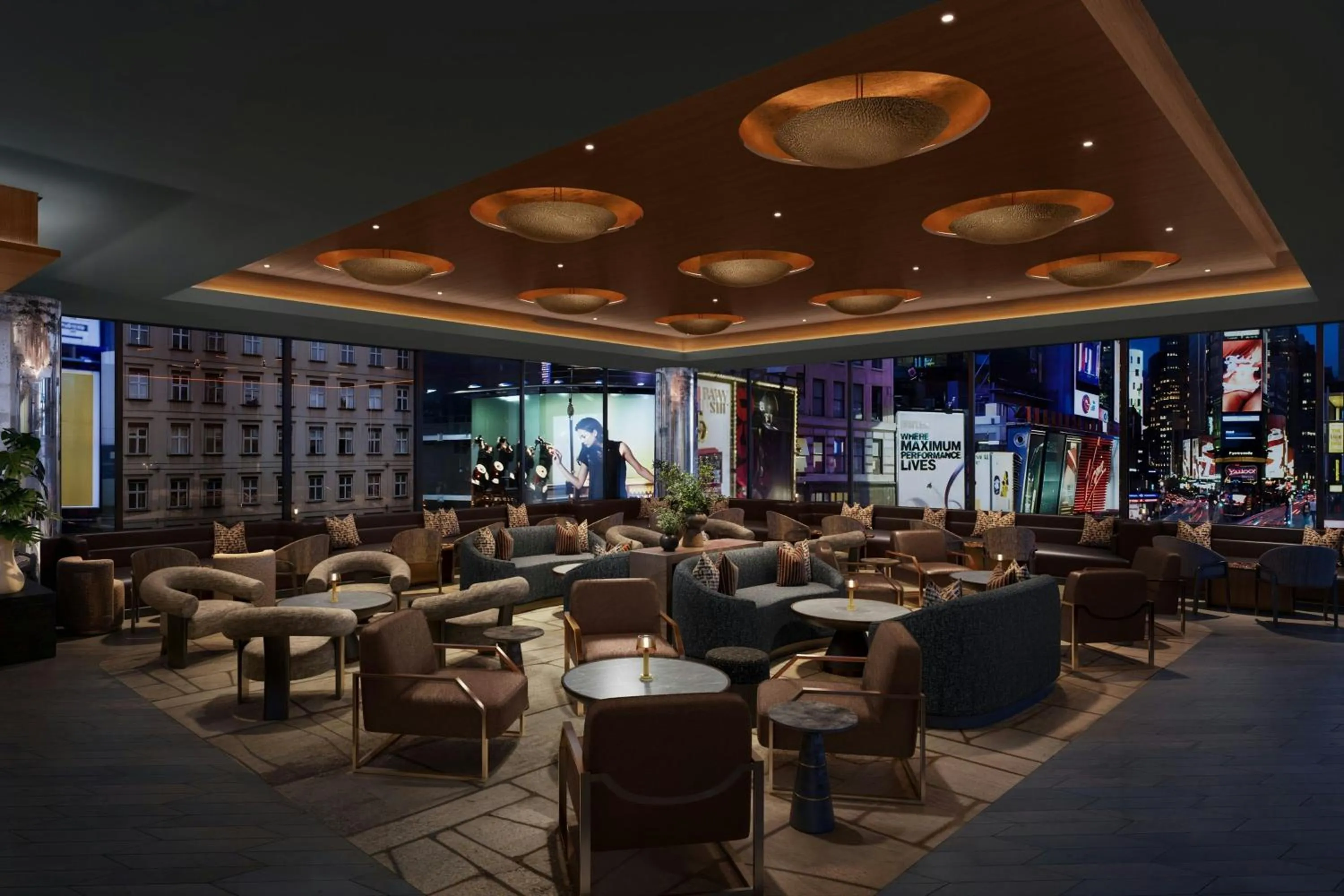 Restaurant/places to eat in Renaissance New York Times Square by Marriott