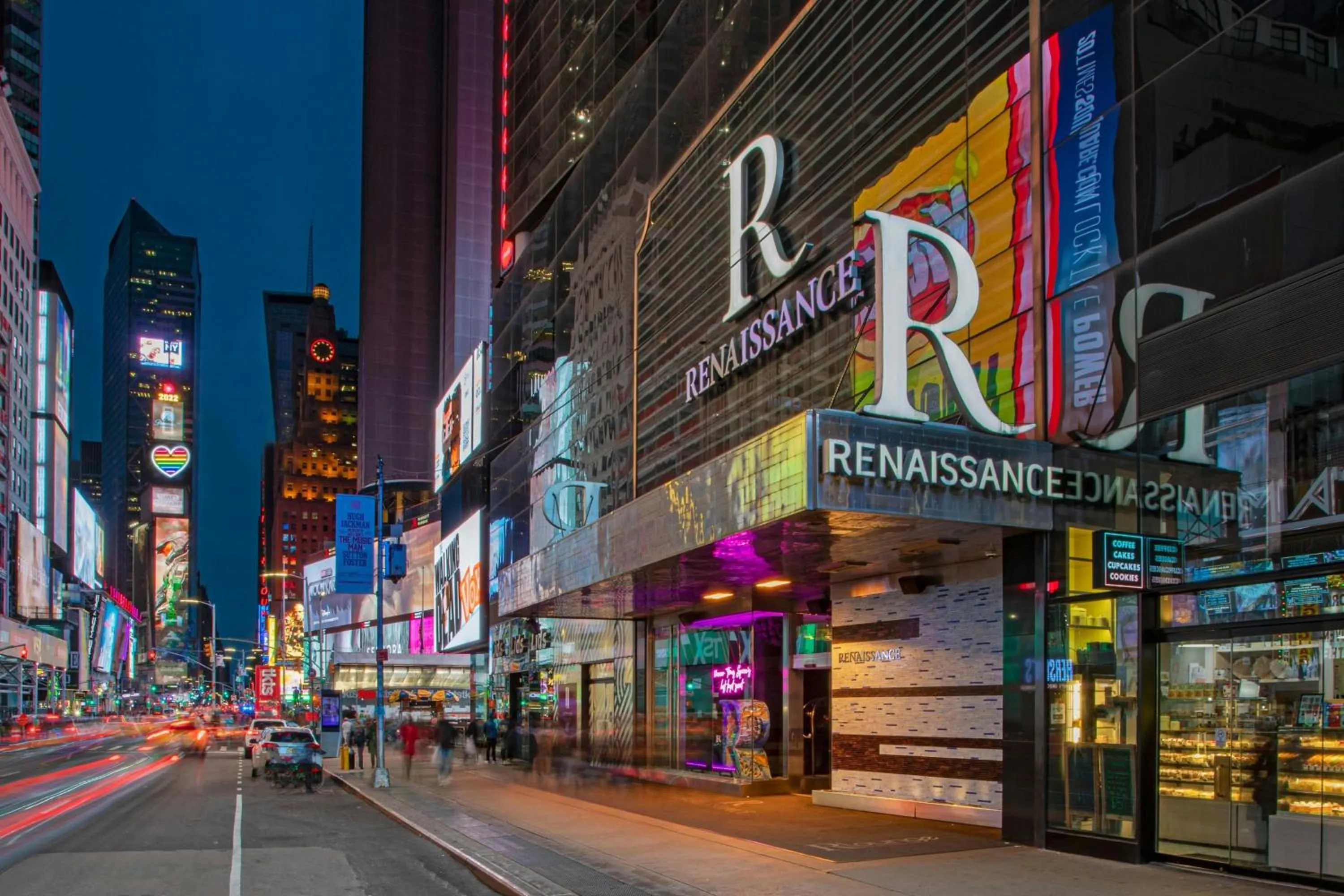 Property building in Renaissance New York Times Square by Marriott