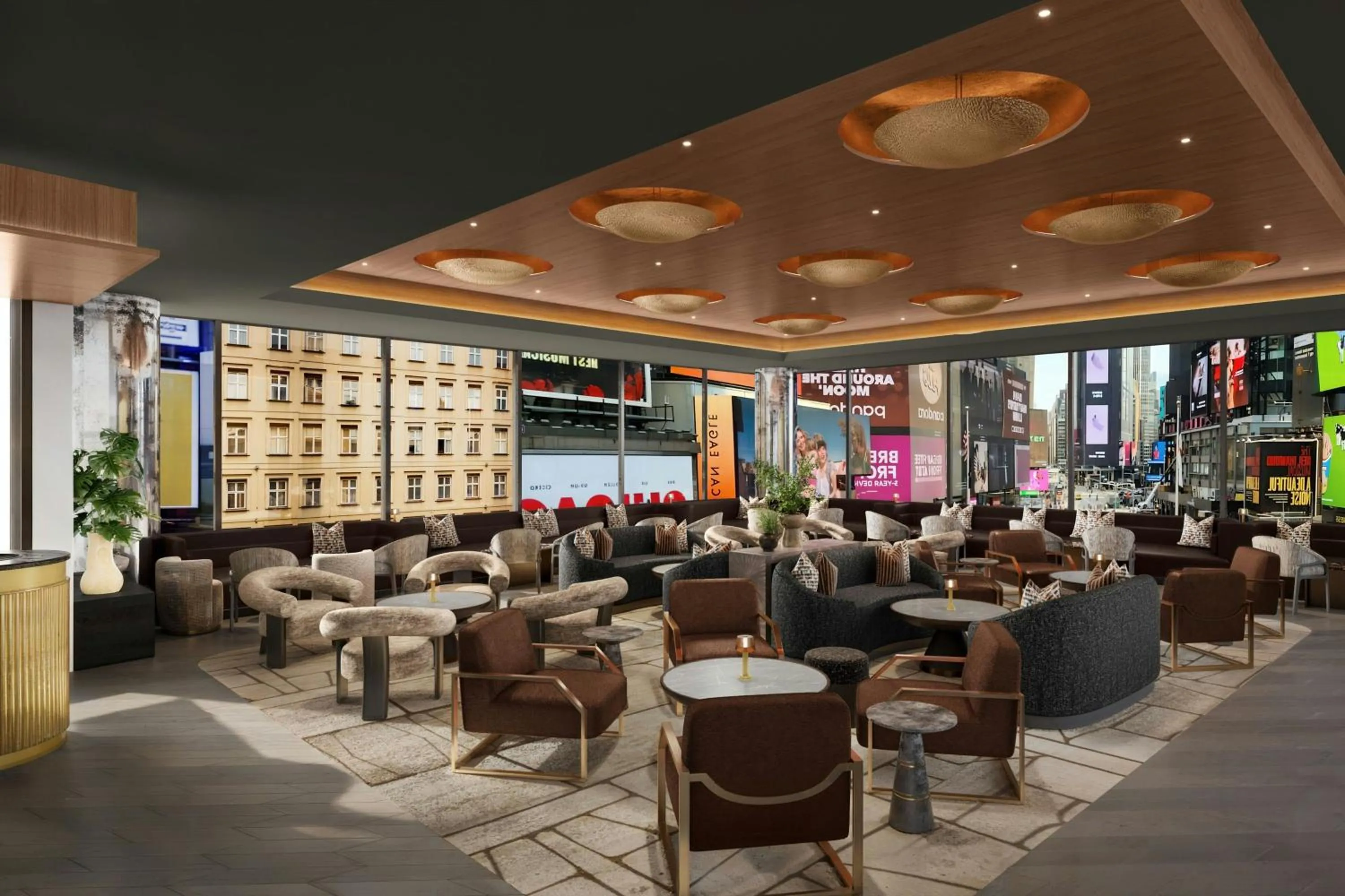 Restaurant/places to eat in Renaissance New York Times Square by Marriott