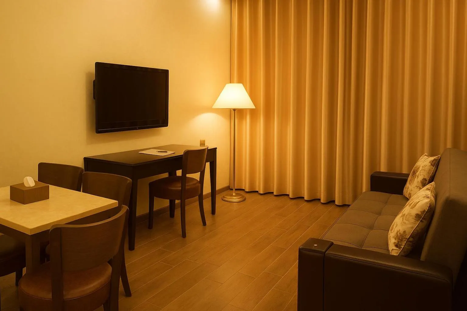 Living room in Aljamal Hotel