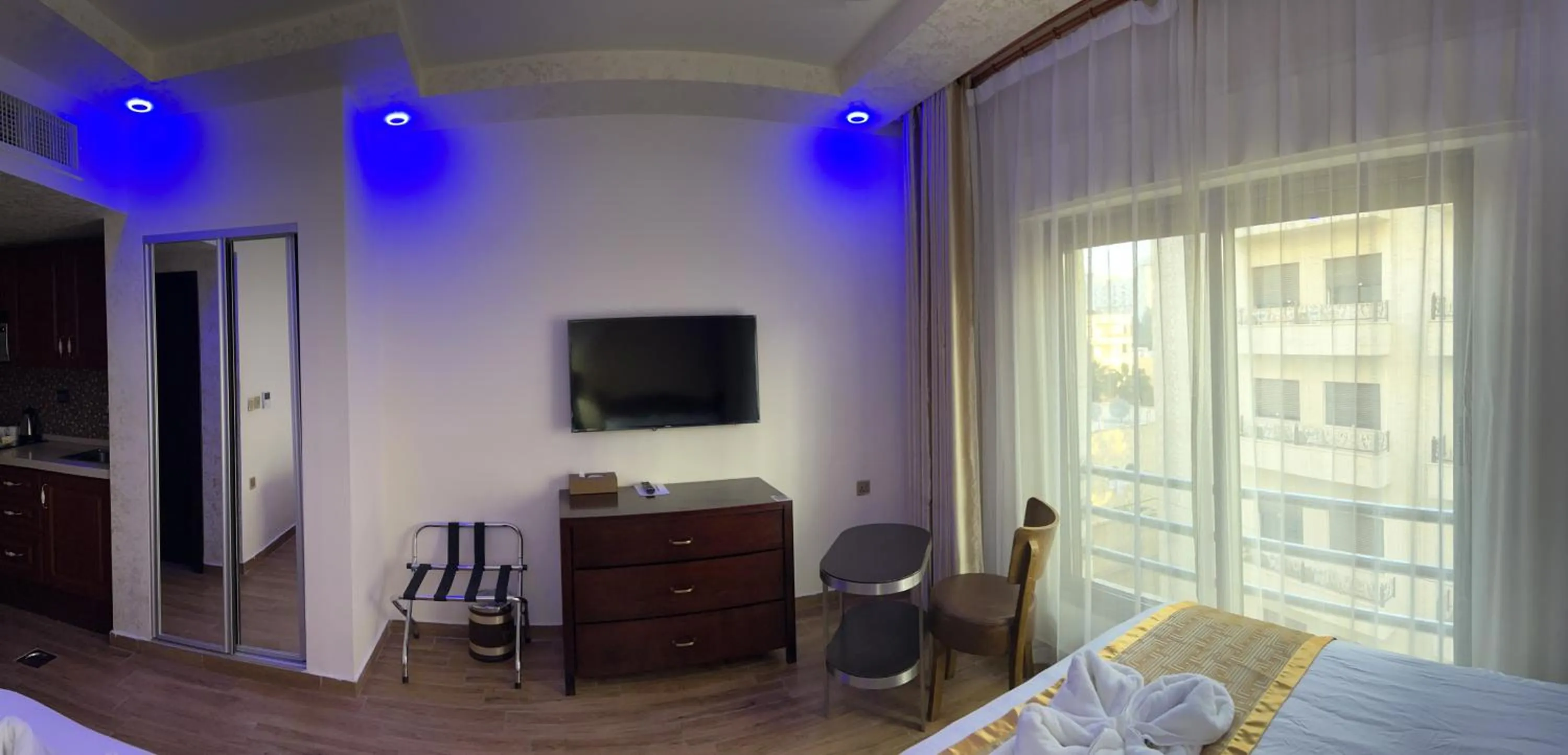 Bed in Aljamal Hotel