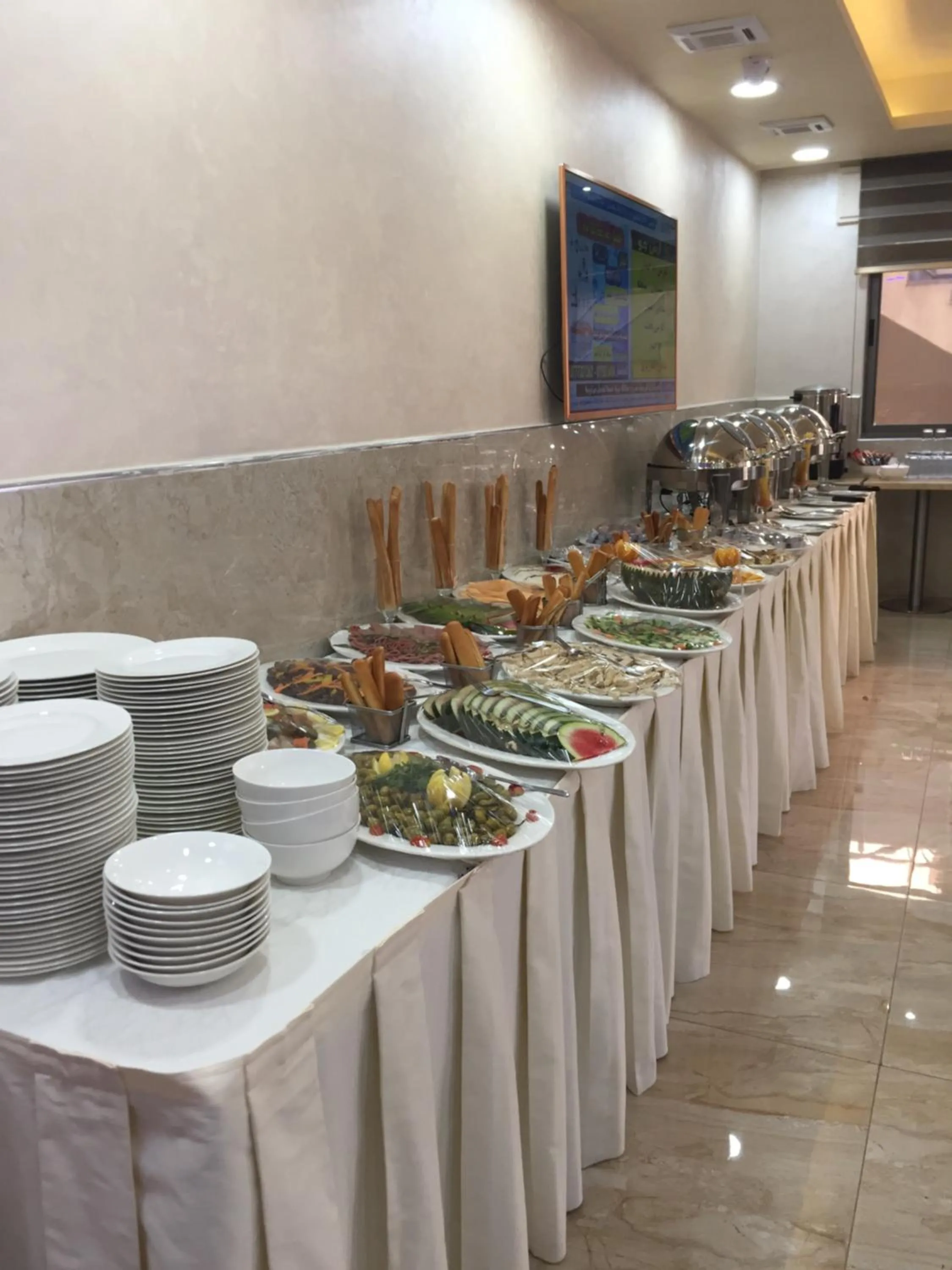 Breakfast in Aljamal Hotel