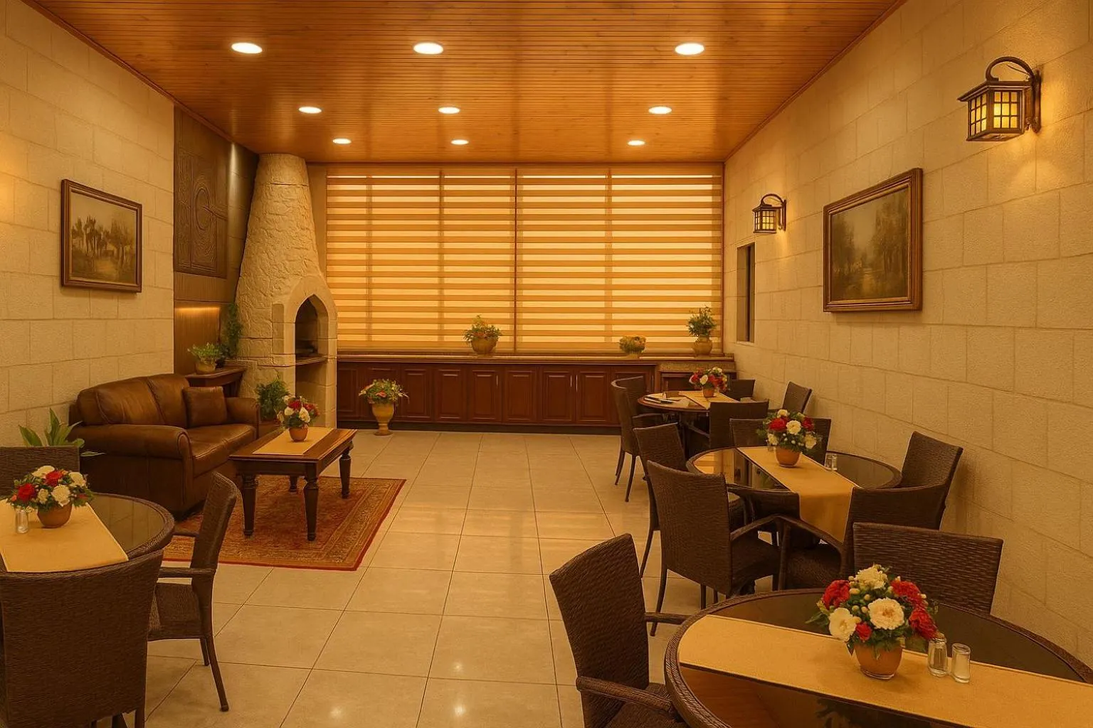 Restaurant/places to eat in Aljamal Hotel
