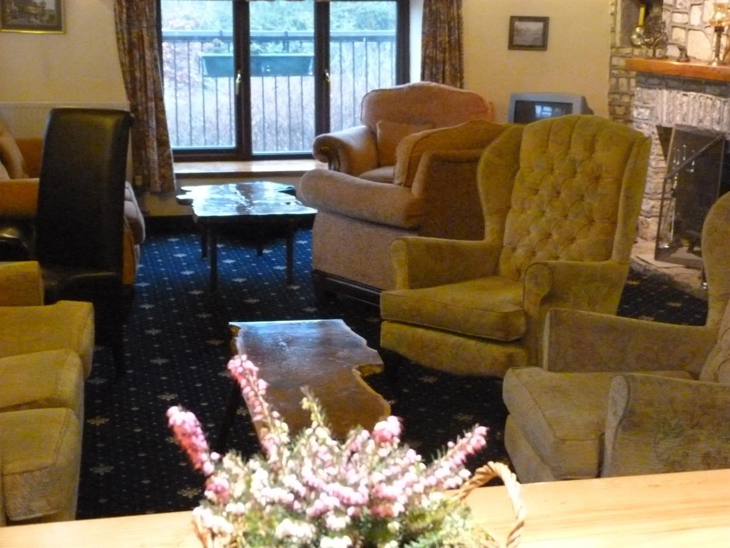 Living room in Cameley Lodge - Self Catering