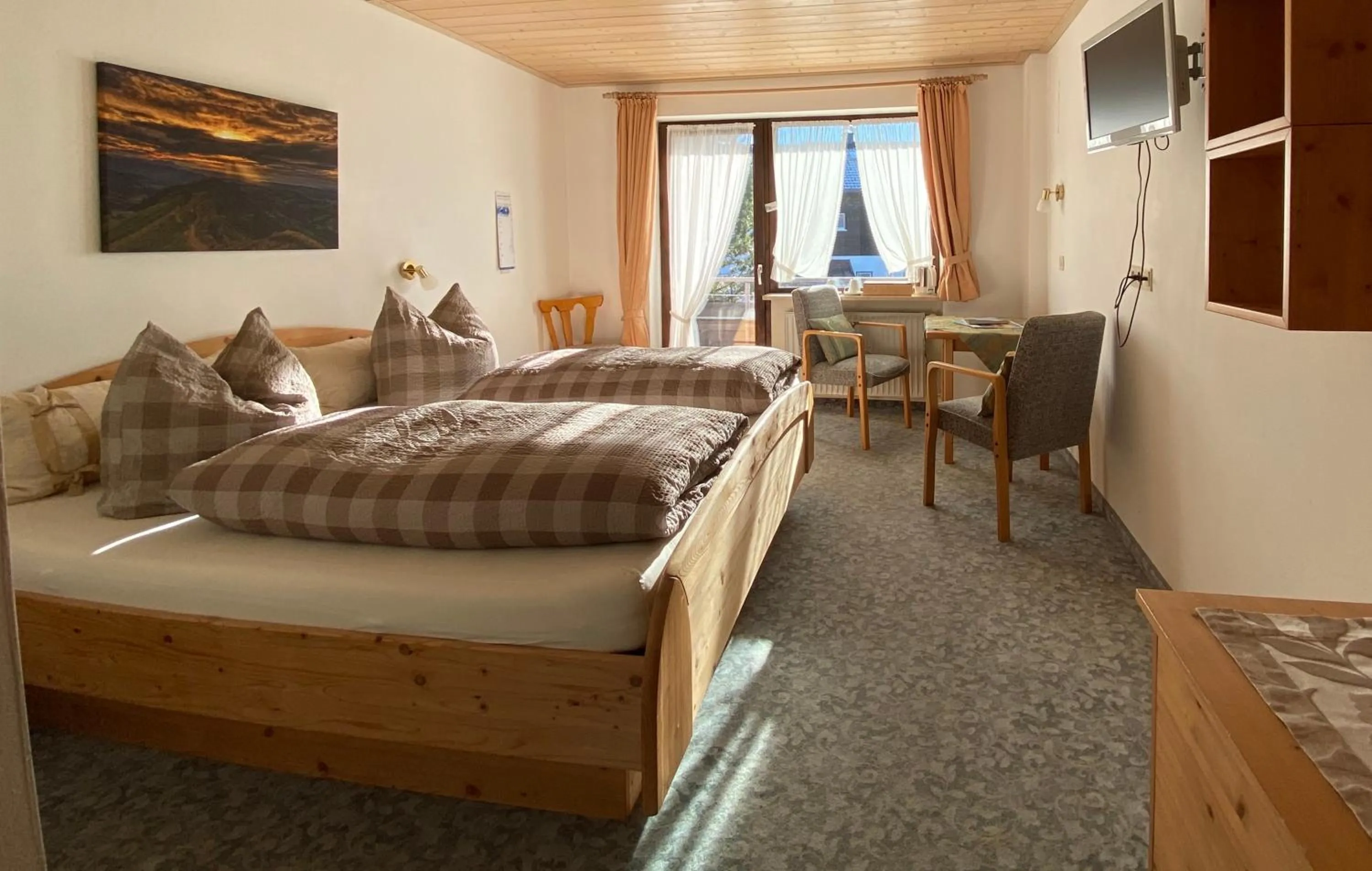 Bed in Landhaus Nagelfluh