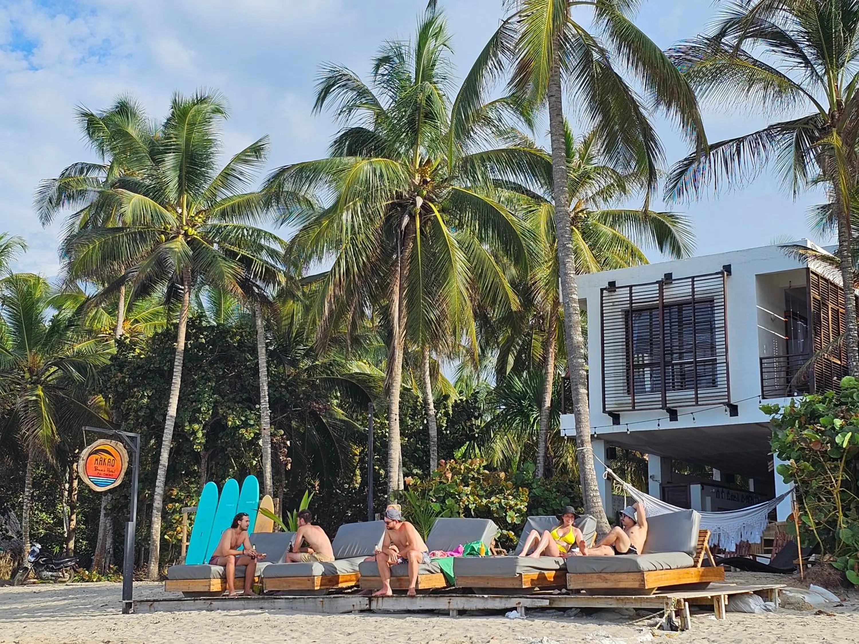 Property building in Makao Beach Hotel