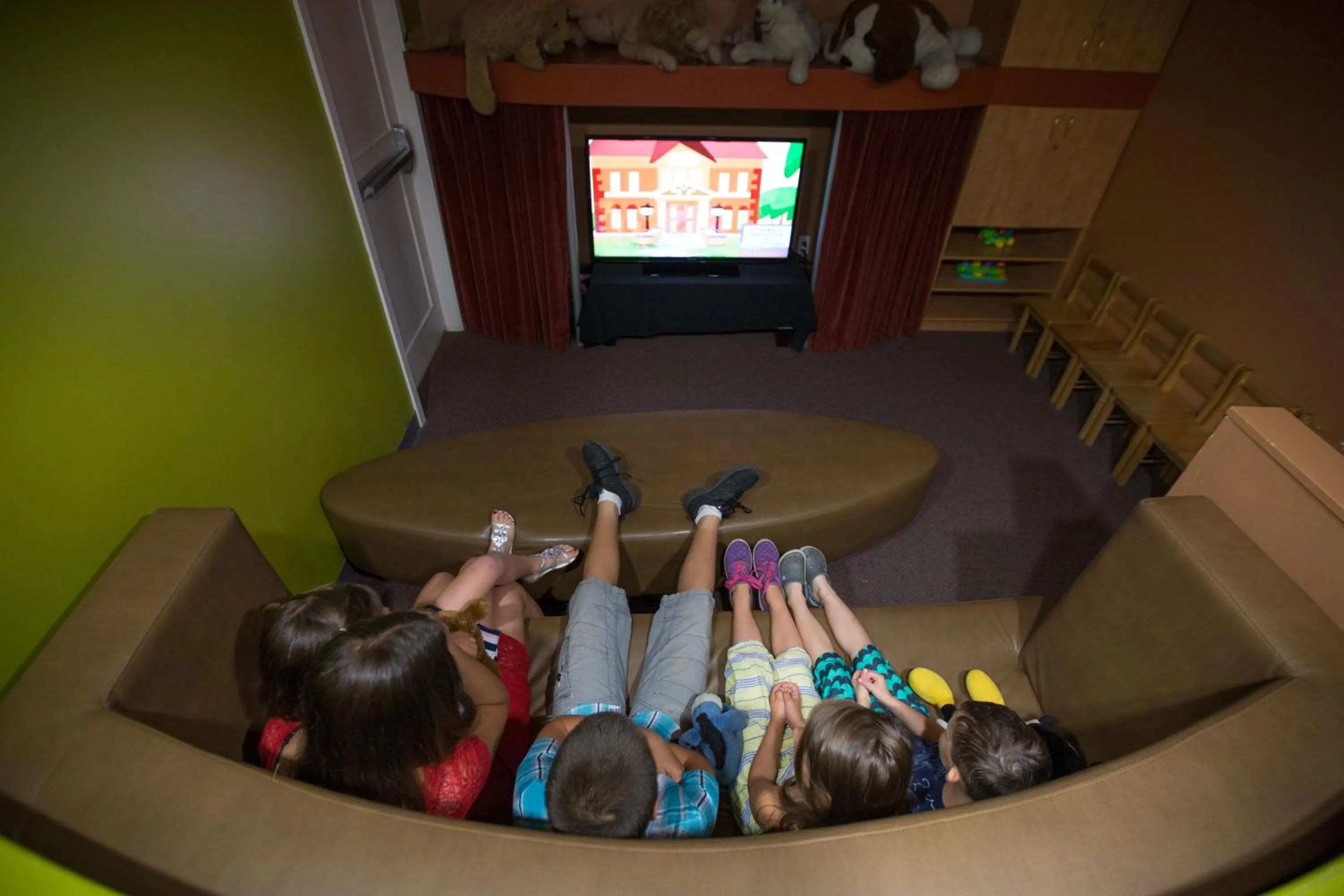 Children play ground in Hôtel Le Bonne Entente
