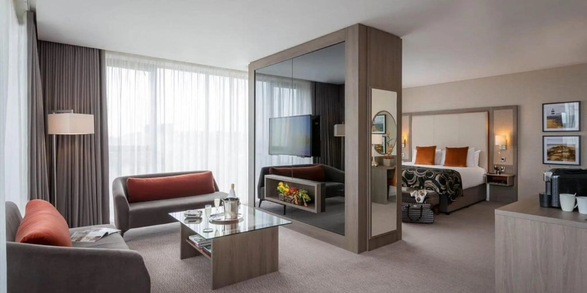 Seating area, Bed in Whites of Wexford