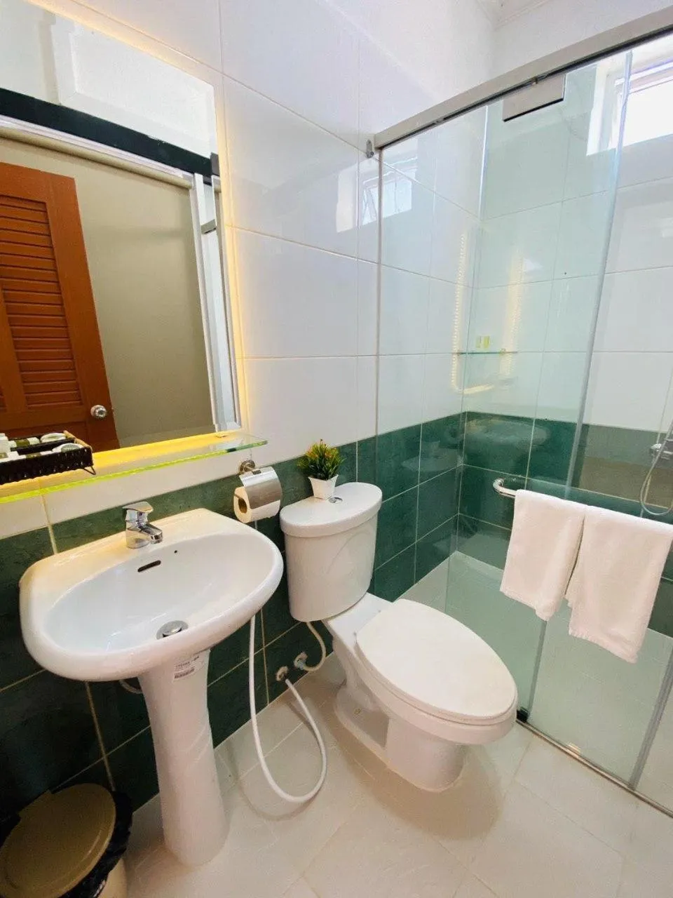 Shower in MekongView 1 CondoTel