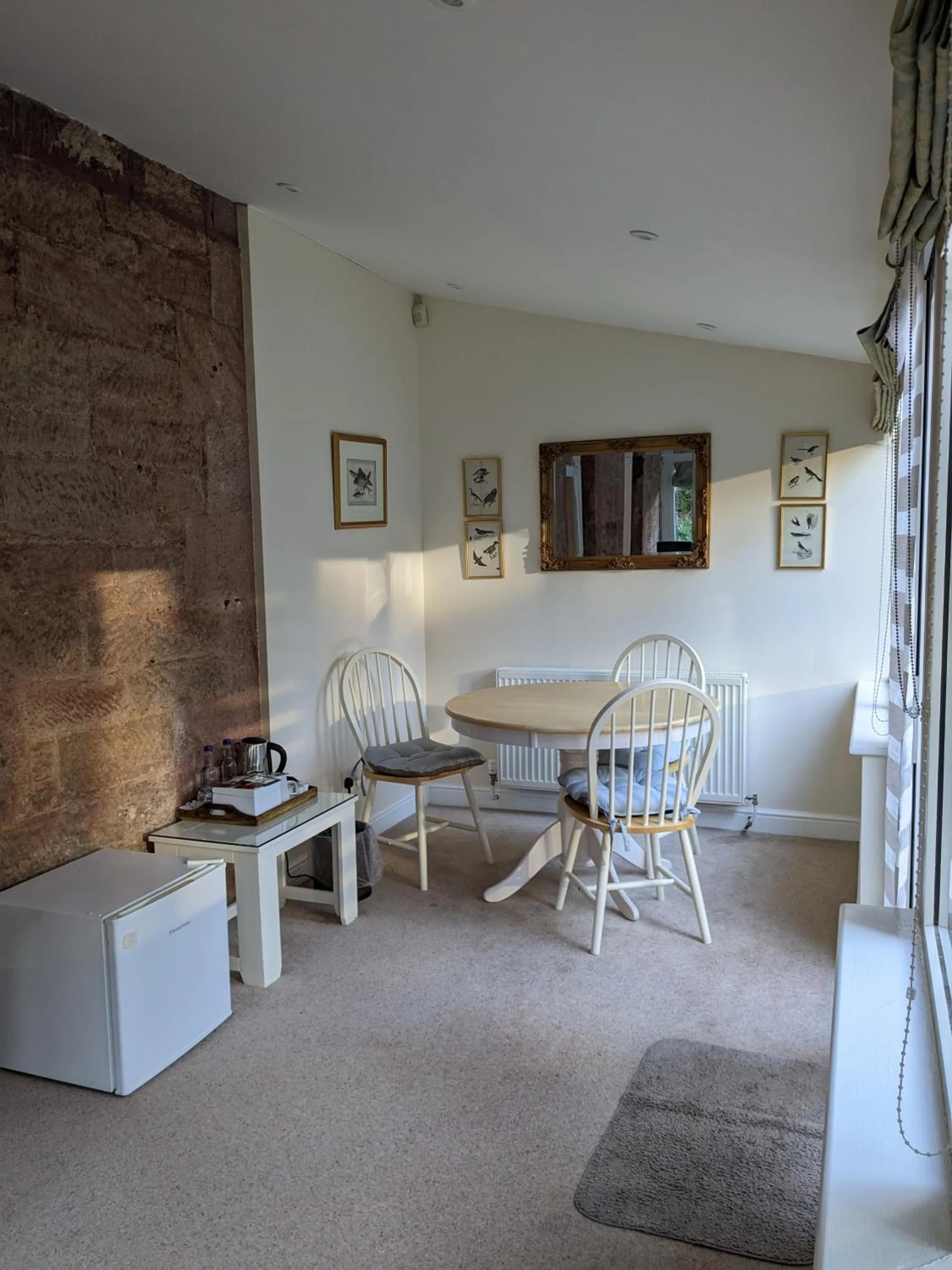 Seating area in Dalhousie Castle Hotel