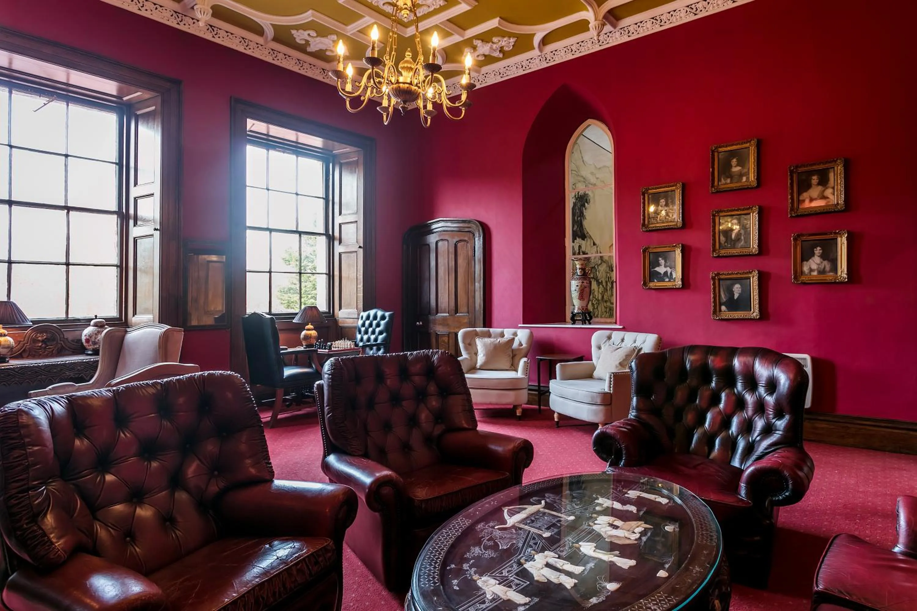 Lounge or bar in Dalhousie Castle Hotel