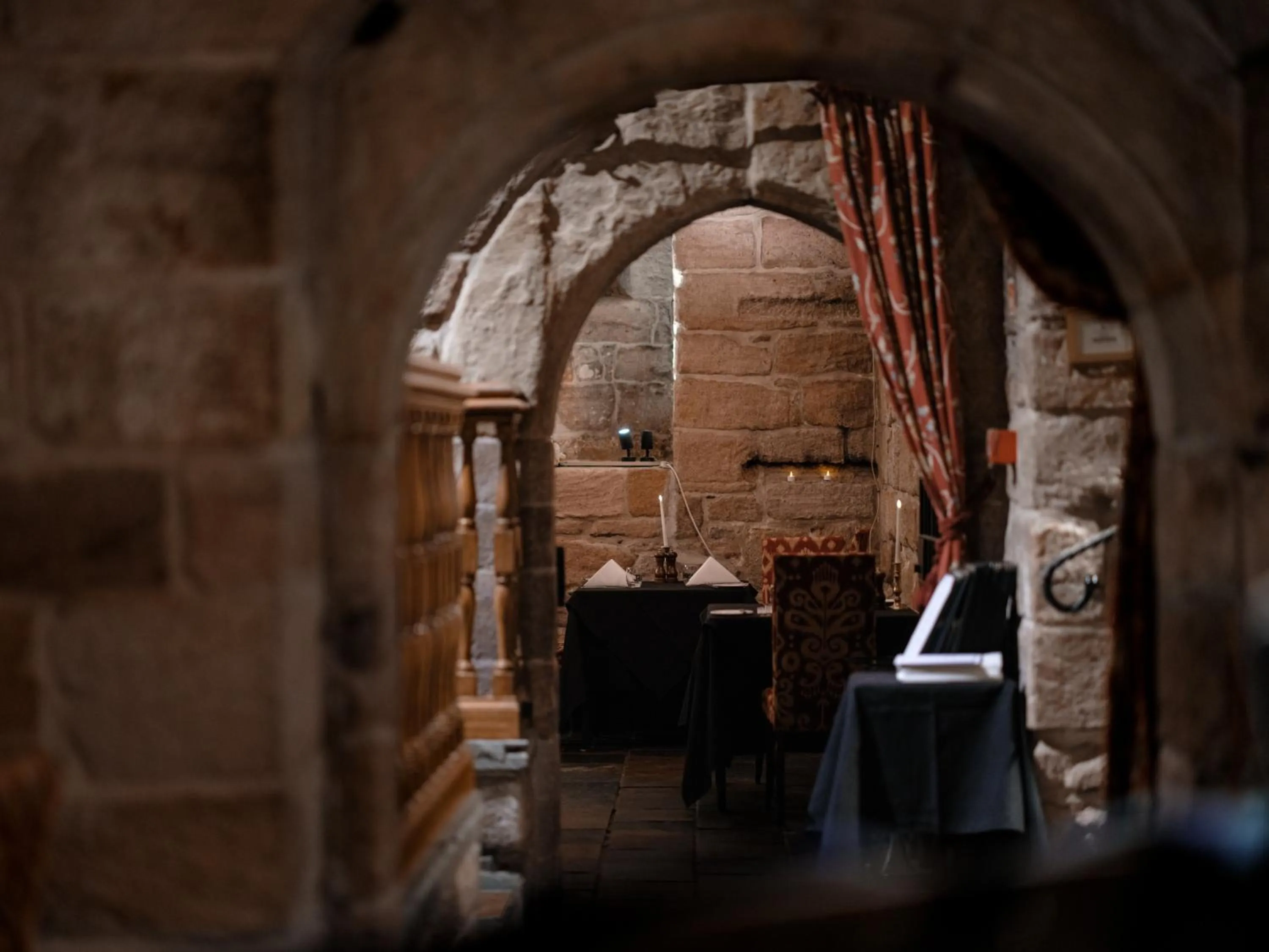 Restaurant/places to eat in Dalhousie Castle Hotel