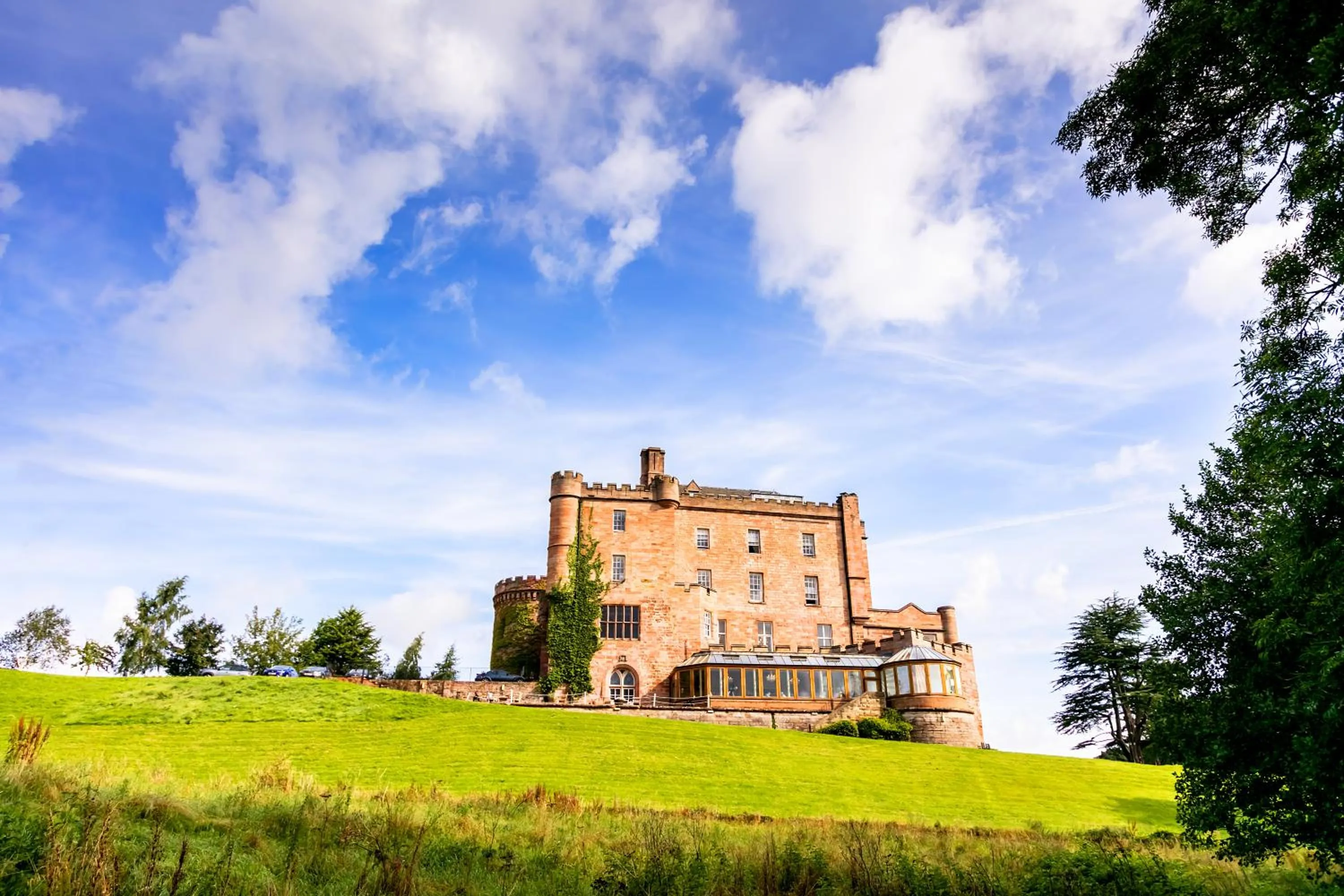 Property building in Dalhousie Castle Hotel