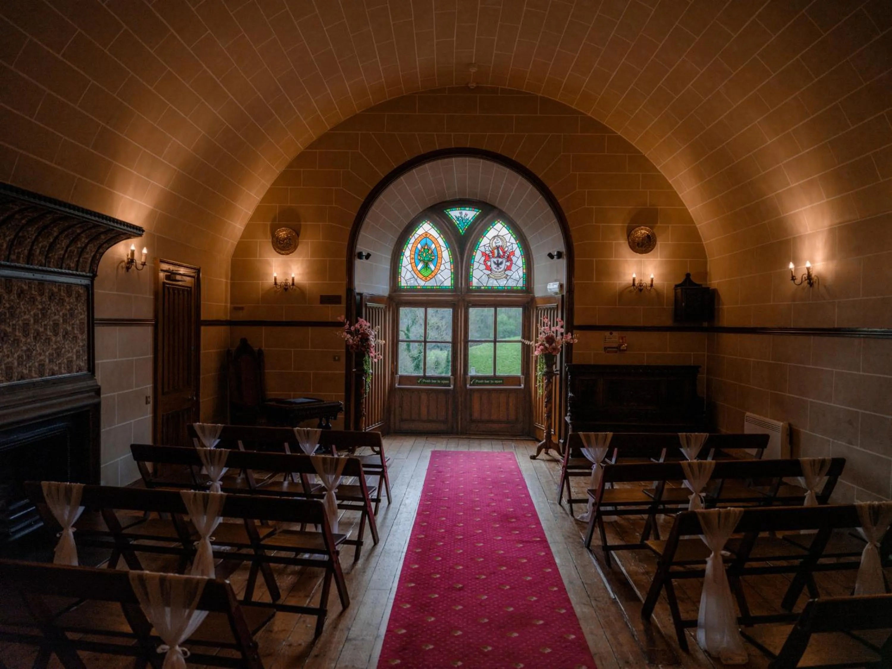 Property building in Dalhousie Castle Hotel