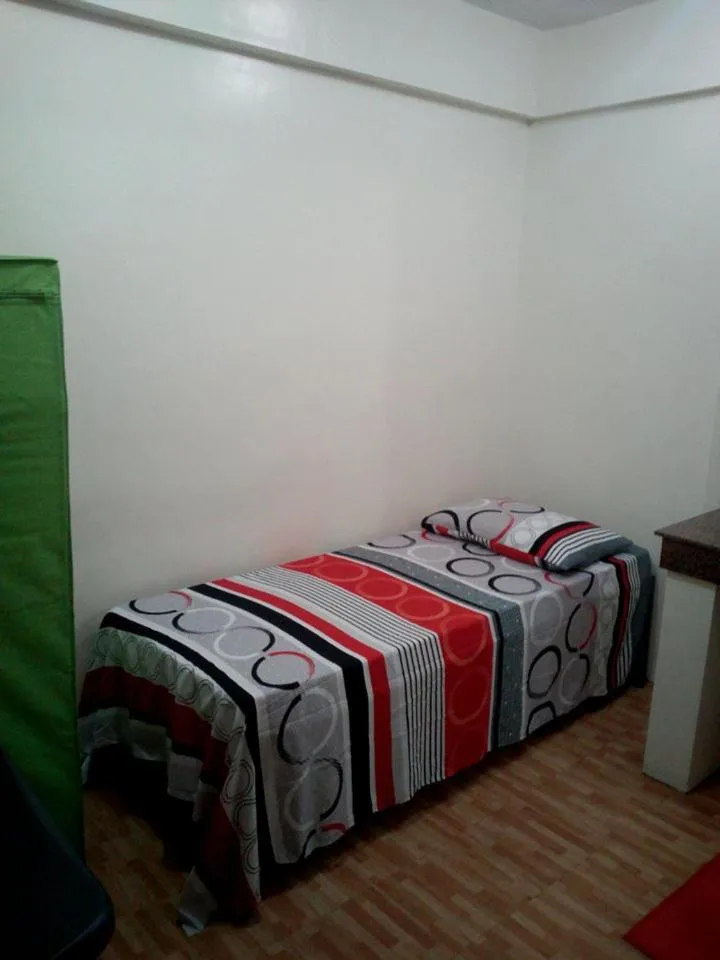Bed in Budget Studio Unit in Makati