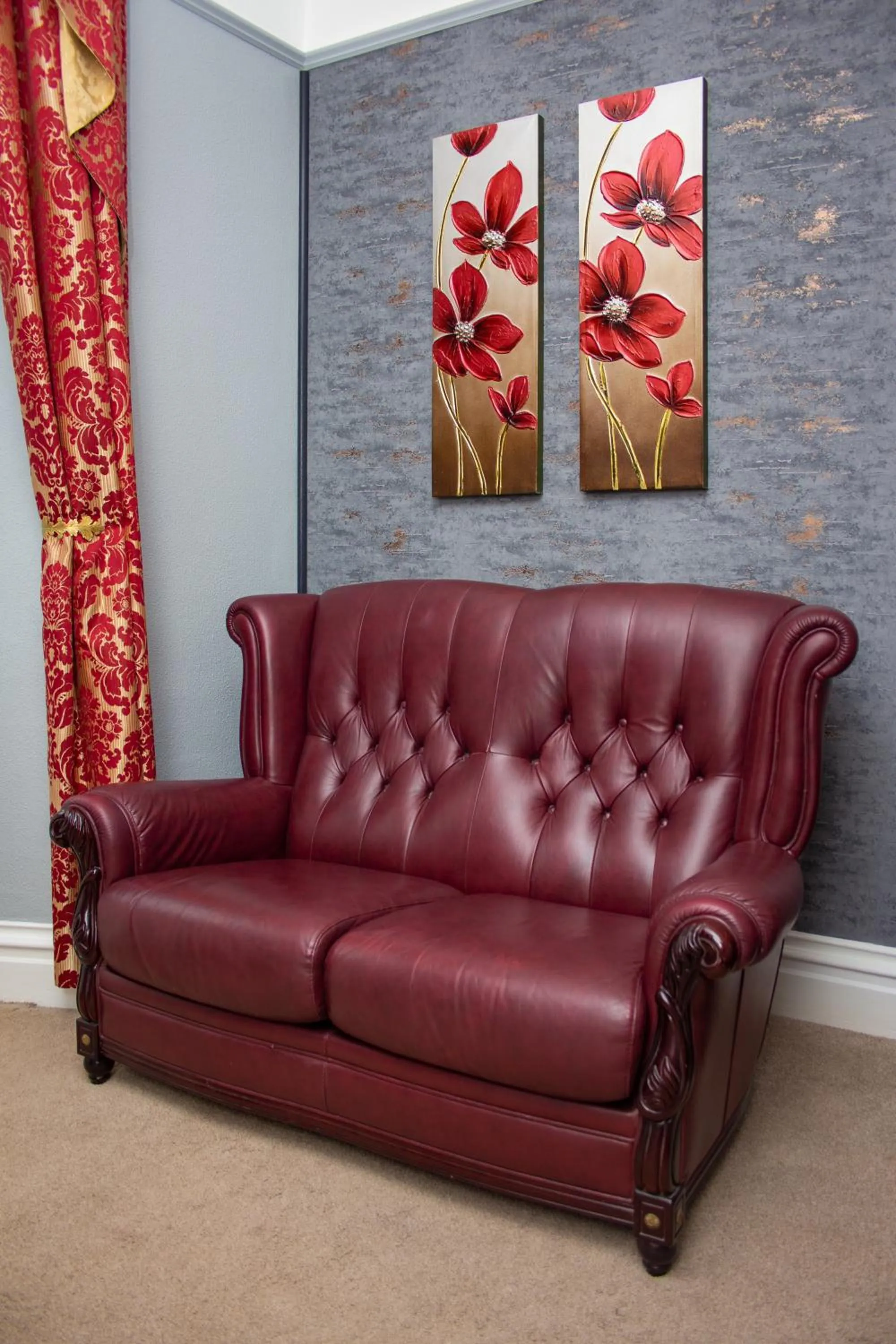 Seating area in Beaumont Guest House Windermere - Adult Only - Free Car Park & Off Site access to the local Health Centre