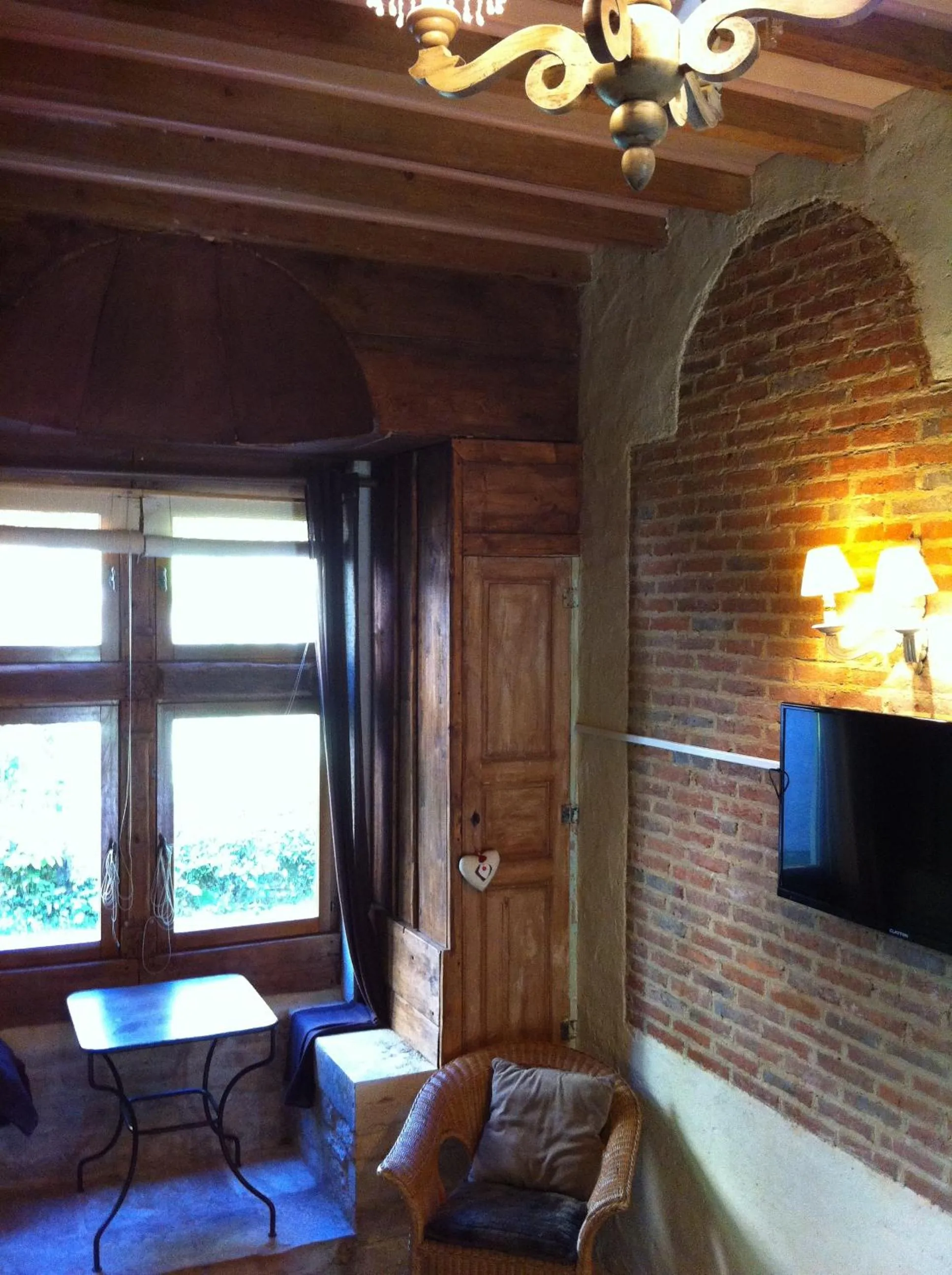 Garden view in La chapelle du Domaine