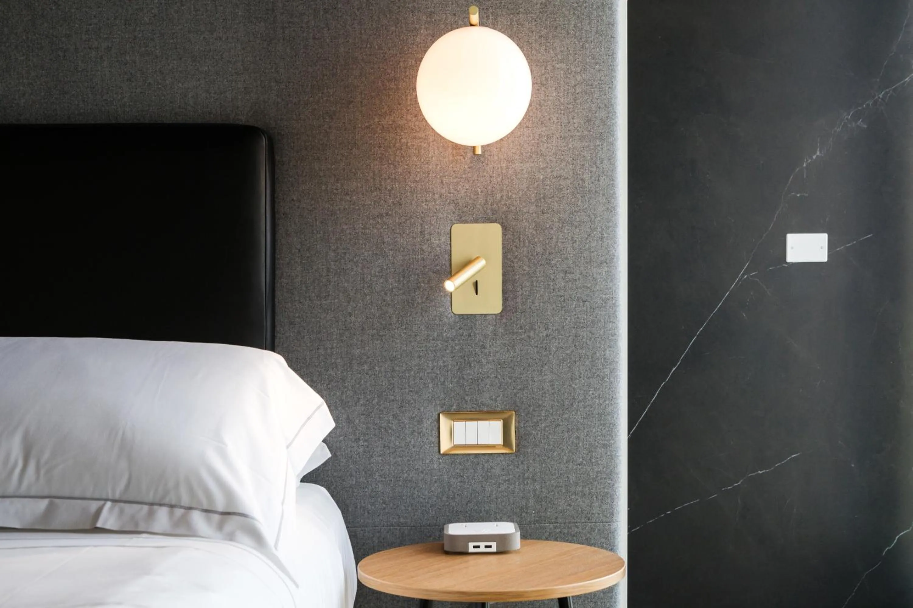 Bed in MaisonMe Boutique Hotel