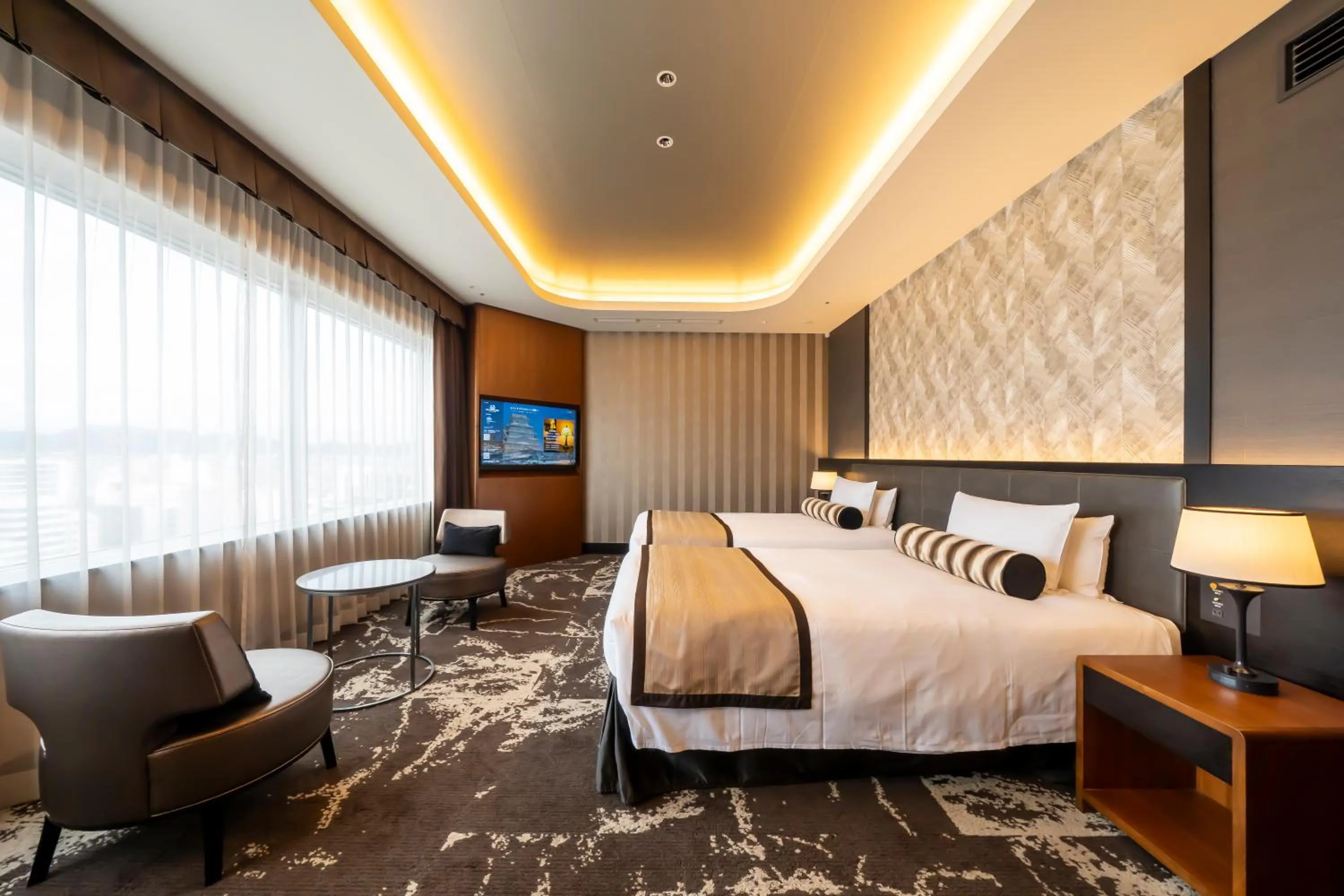 Photo of the whole room, Bed in Hotel Monterey Himeji