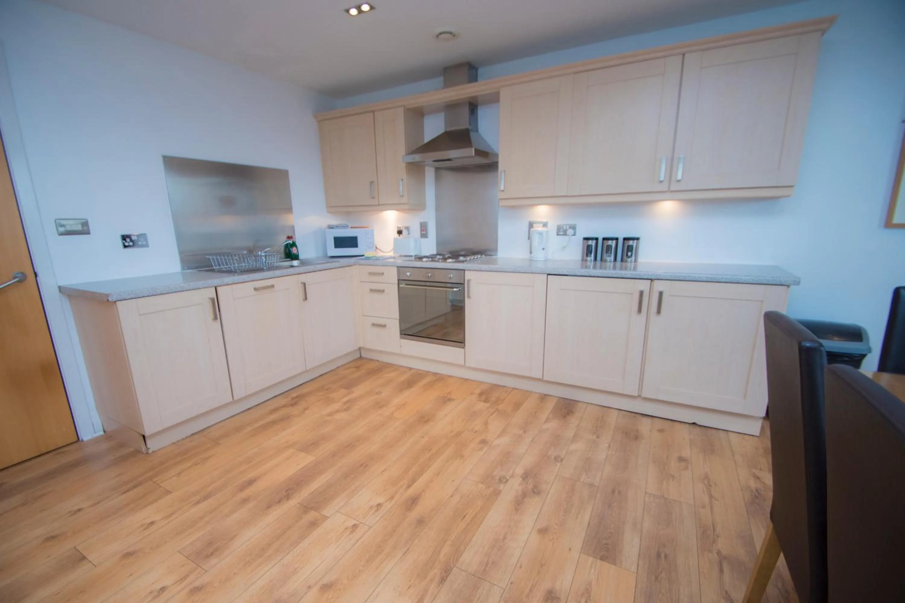 Kitchen or kitchenette in Ocean Serviced Apartments