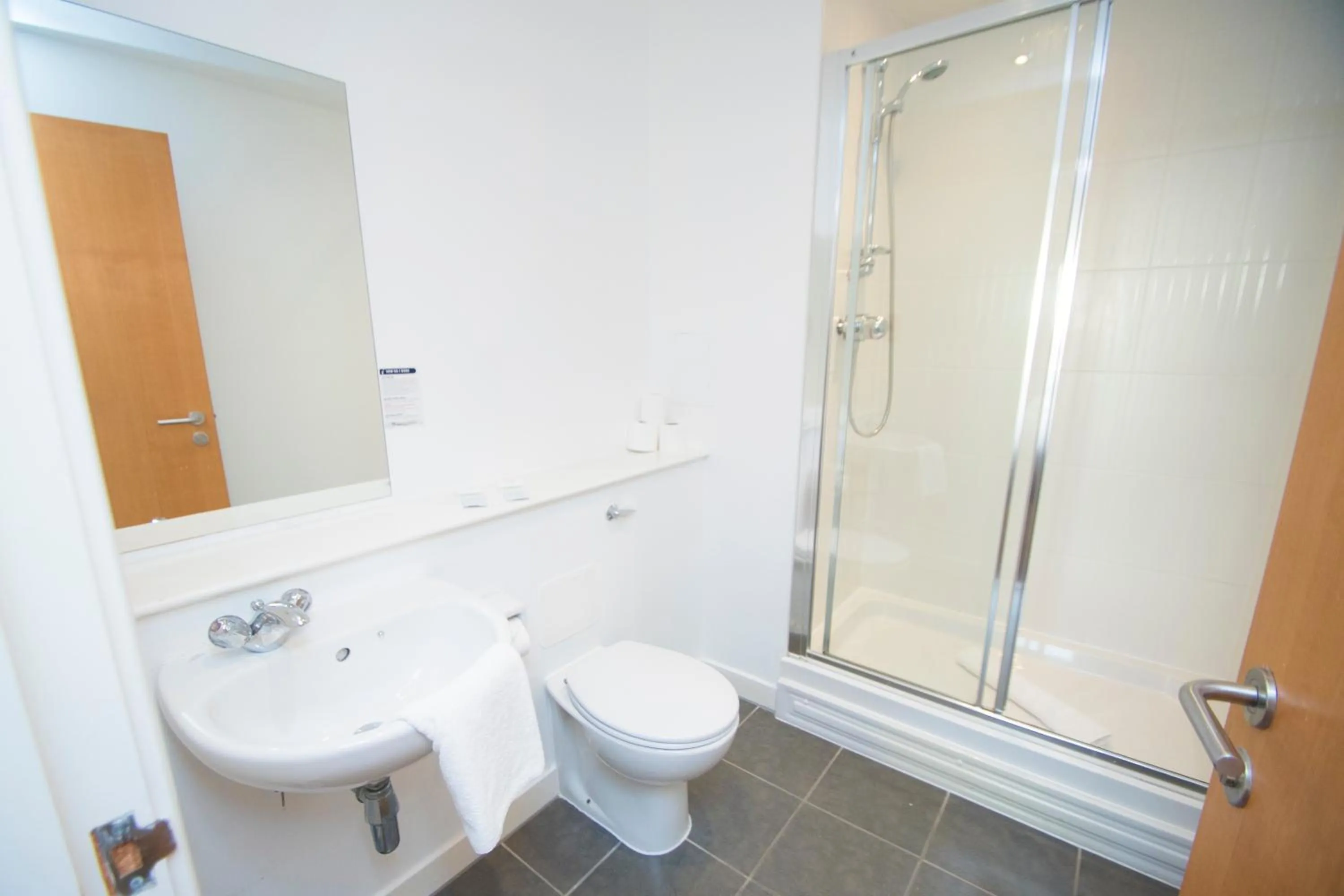 Shower in Ocean Serviced Apartments