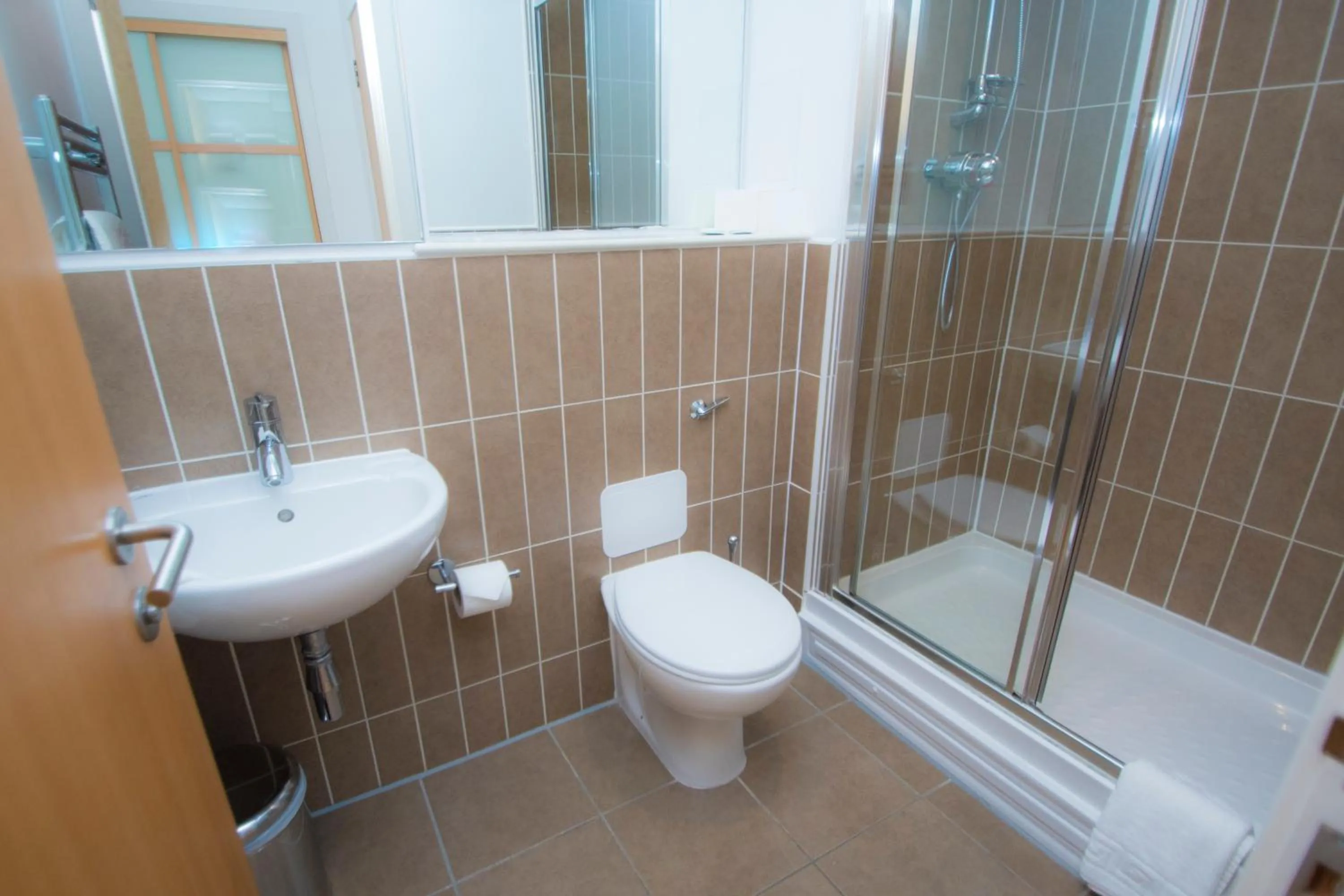 Shower in Ocean Serviced Apartments