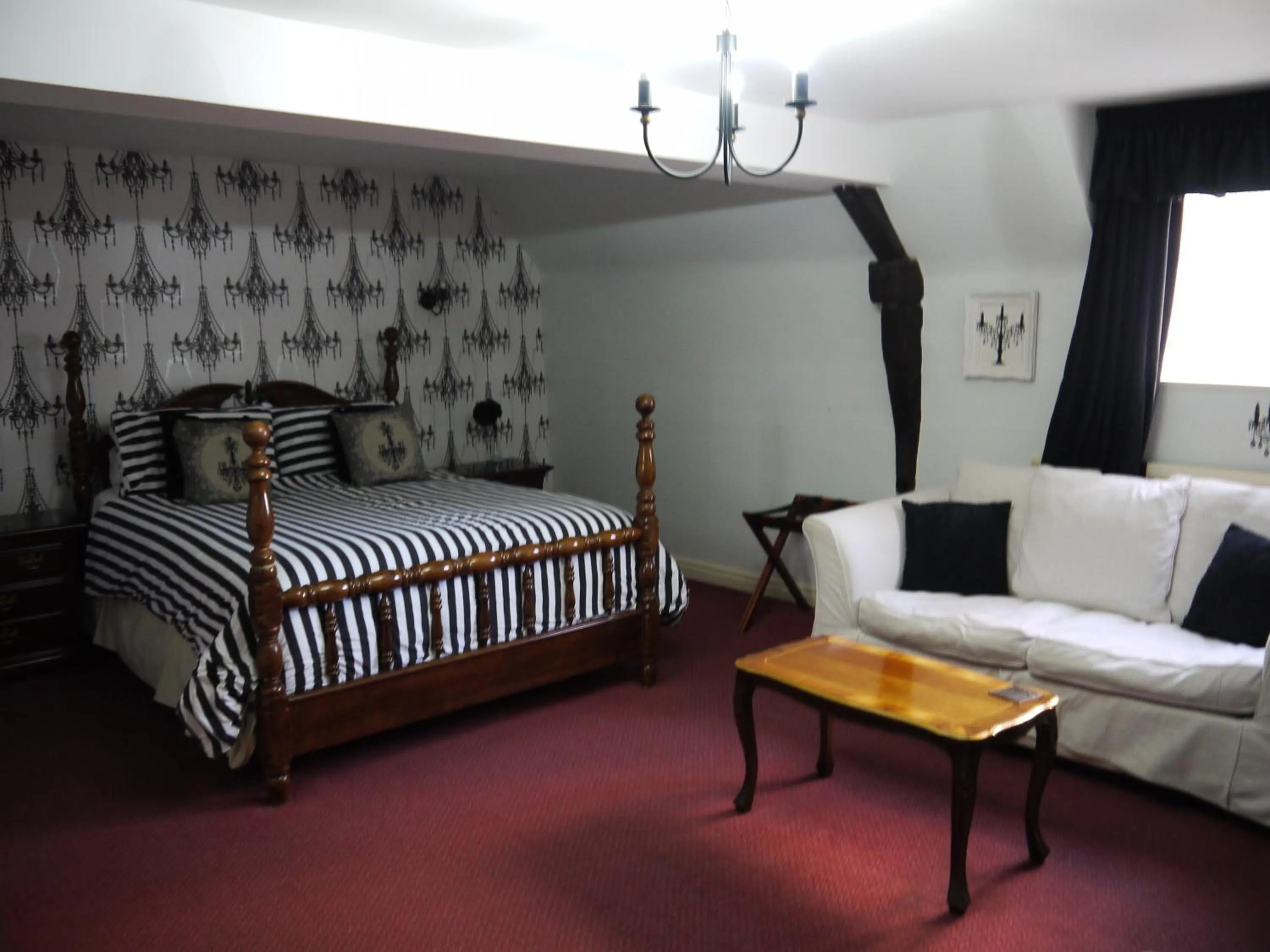 Bed in The Bell Hotel